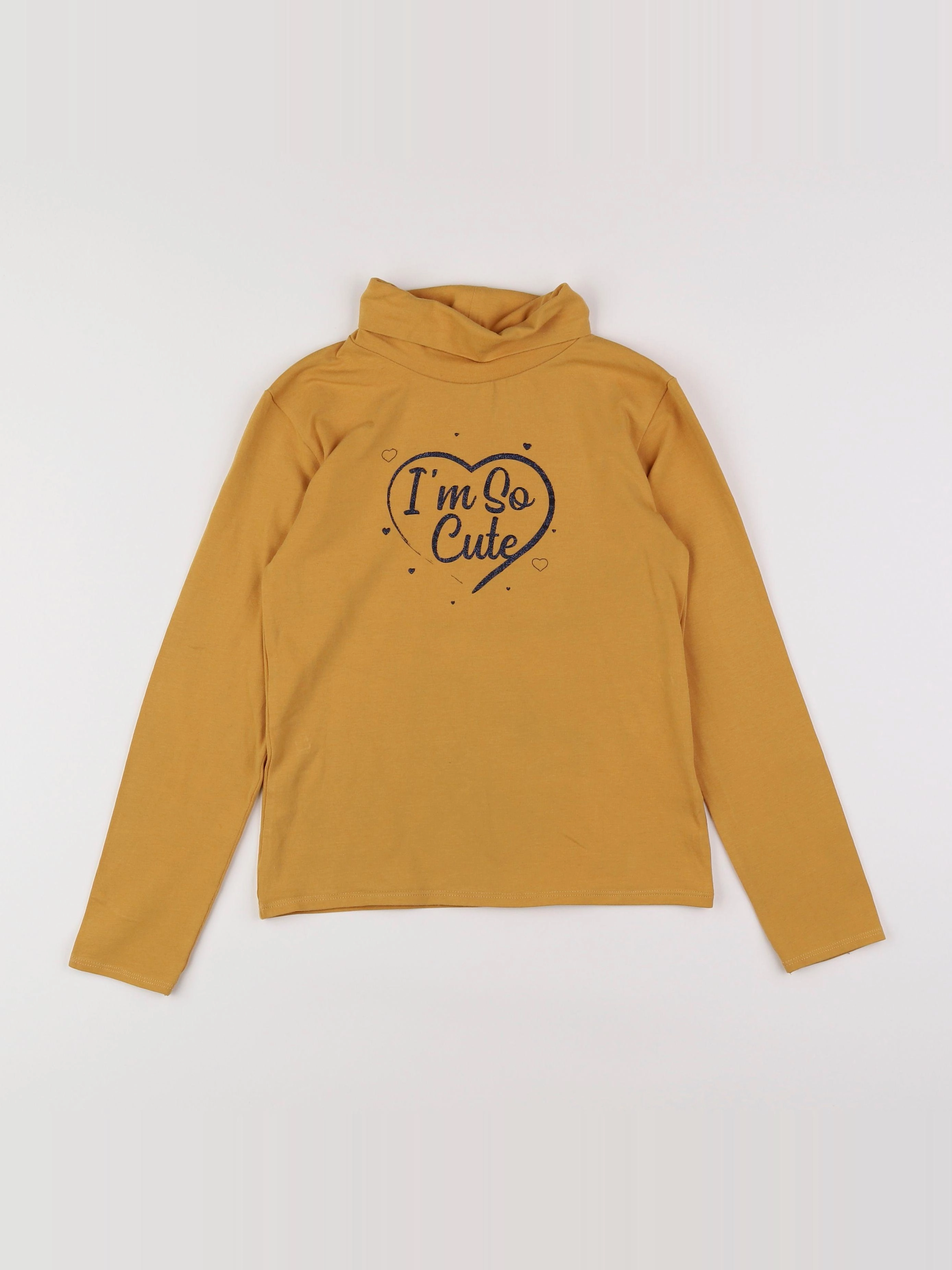 Vertbaudet - sous-pull jaune - 8 ans