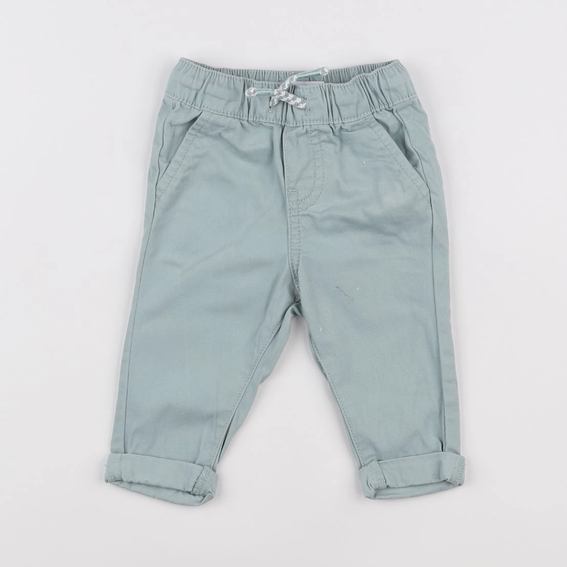 Vertbaudet - pantalon vert - 3 mois