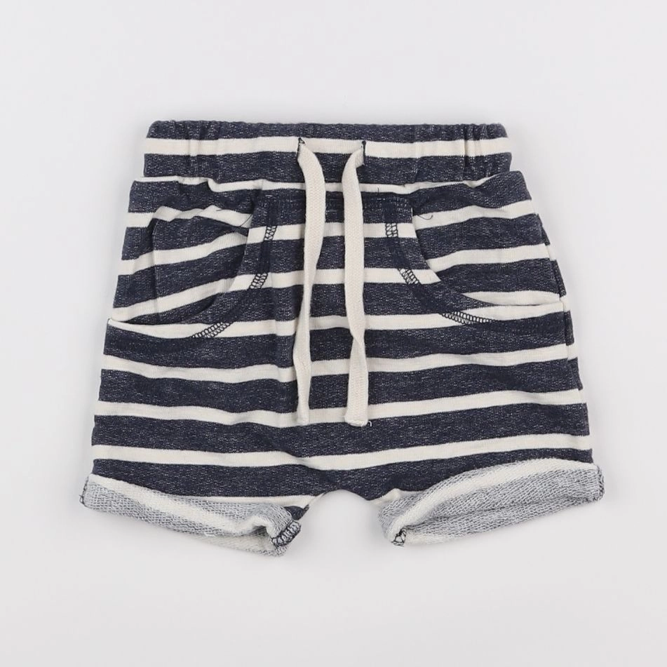 Boutchou - short bleu - 6 mois