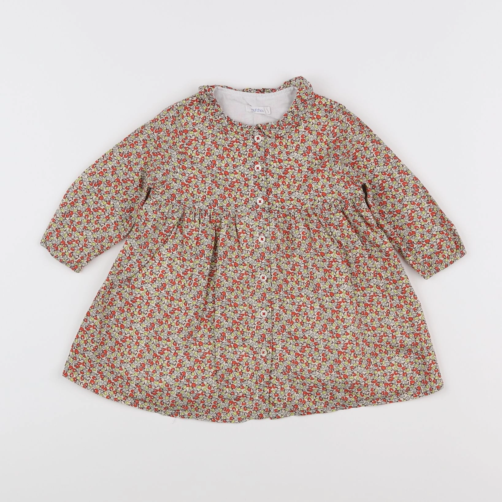 Boutchou - robe multicolore - 9 mois