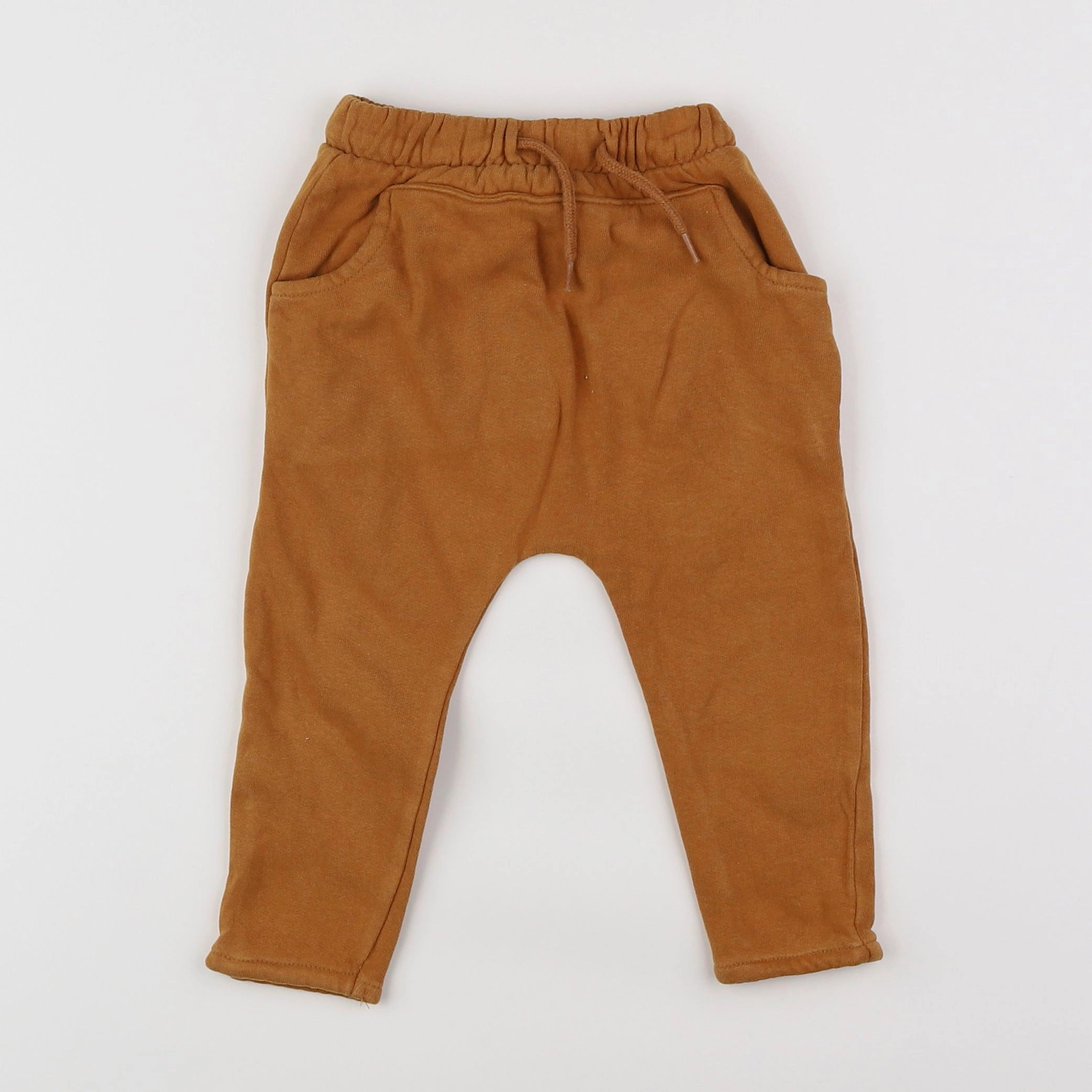 Vertbaudet - pantalon marron - 12 mois