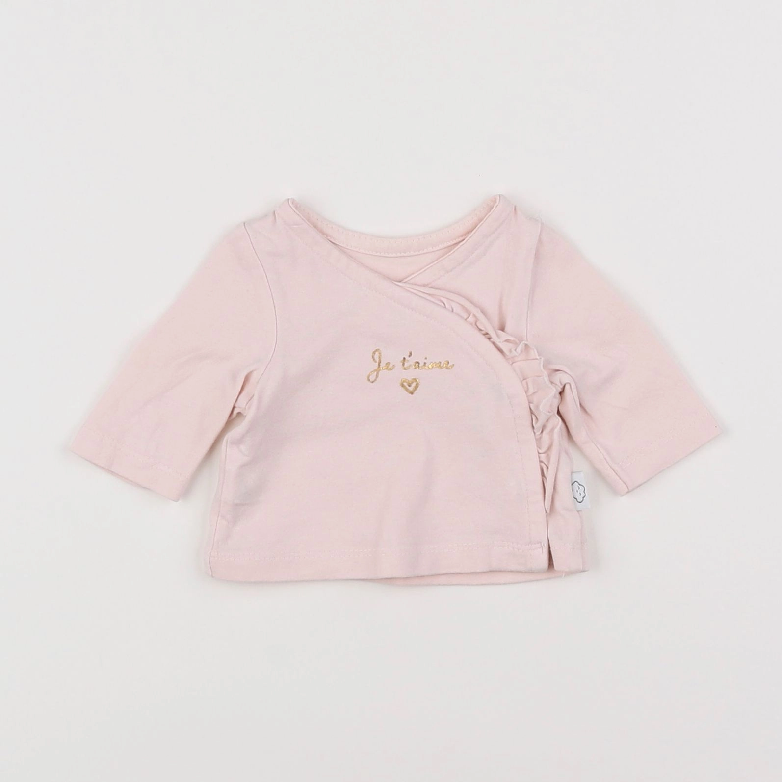 Vertbaudet - tee-shirt rose - 0 mois