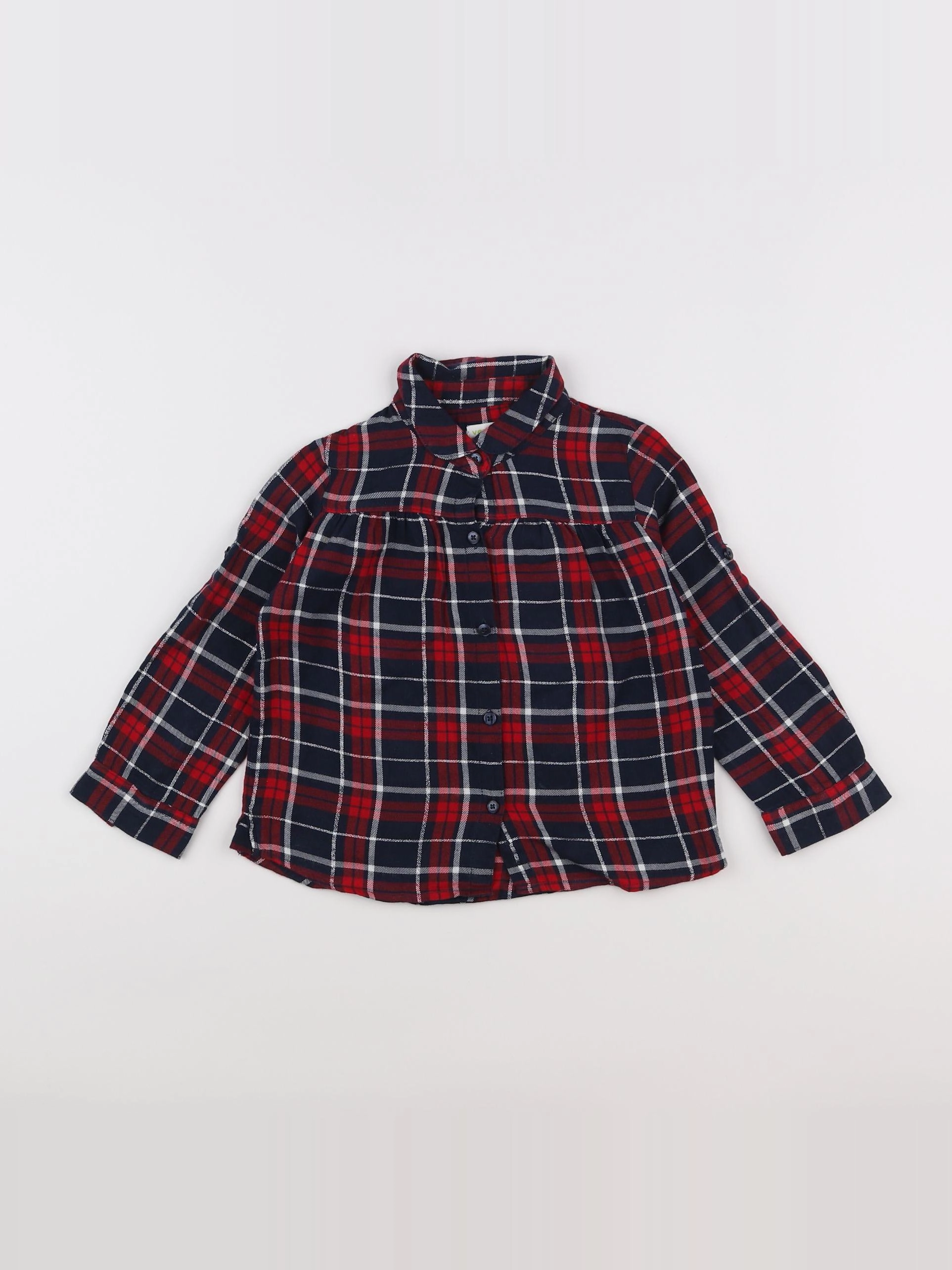 Vertbaudet - blouse multicolore, argent - 4 ans