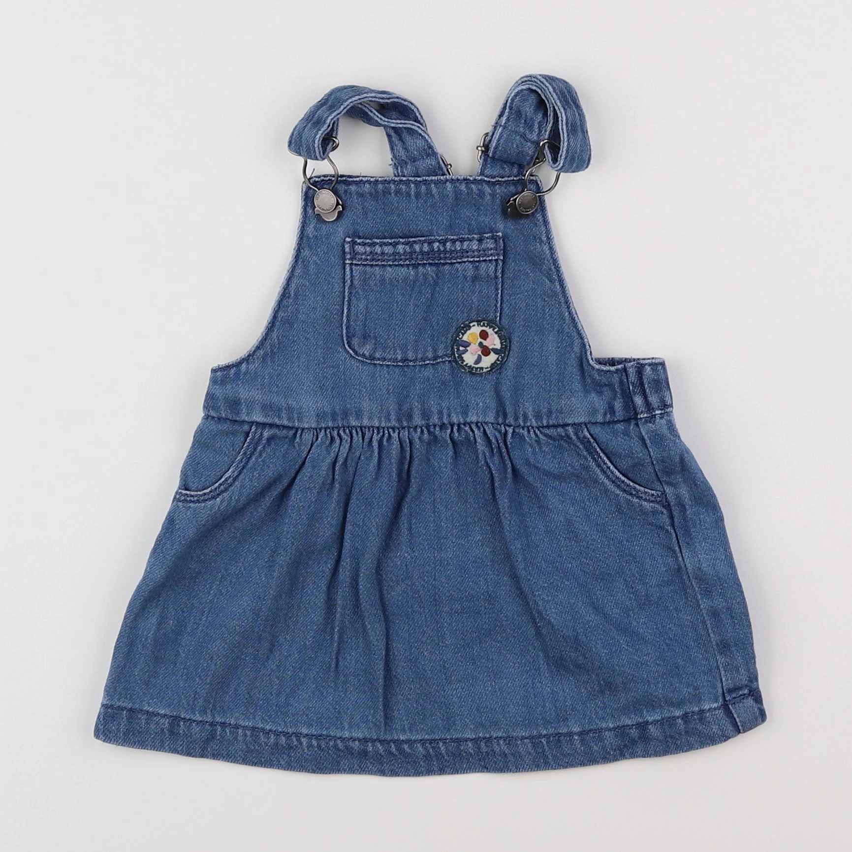 Vertbaudet - robe bleu - 6 mois