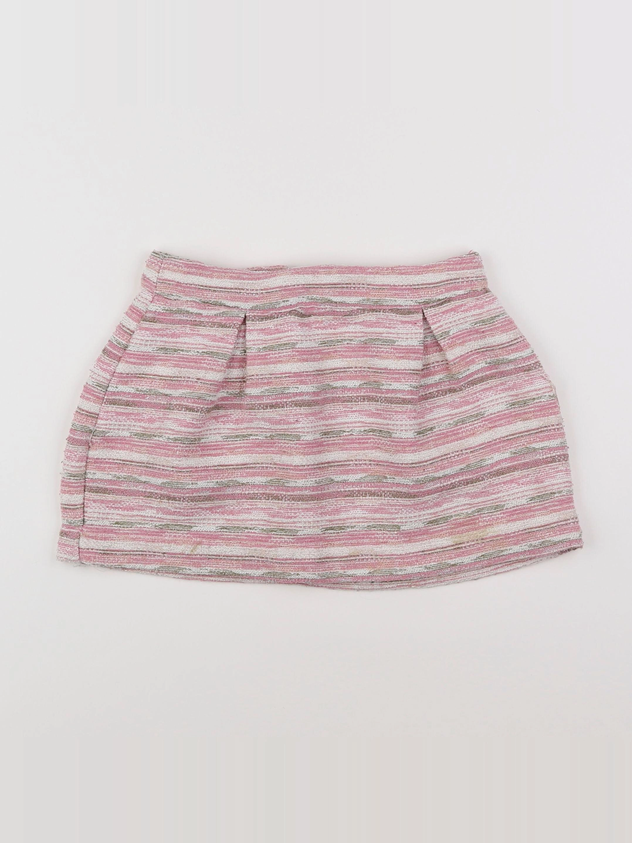 Vertbaudet - jupe rose, multicolore - 6 ans