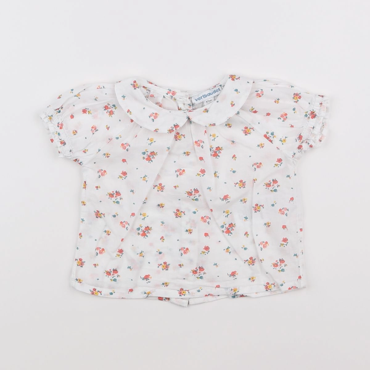 Vertbaudet - blouse blanc - 6 mois