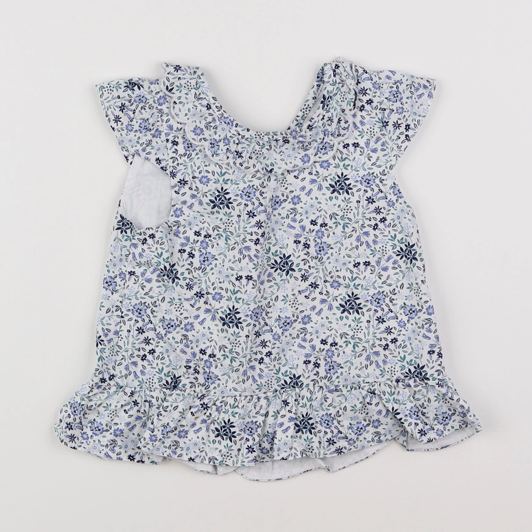 Vertbaudet - blouse bleu - 18 mois