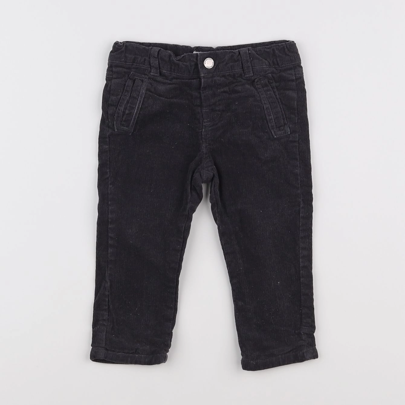 Vertbaudet - pantalon gris - 12 mois