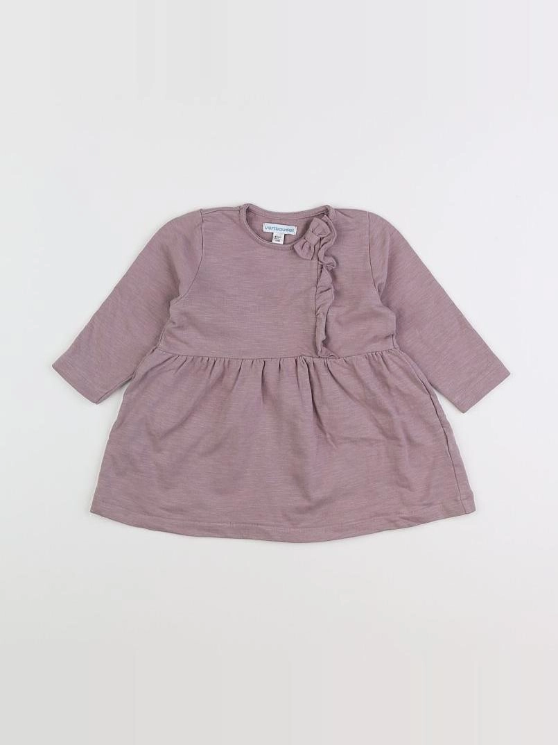 Vertbaudet - robe violet - 18 mois
