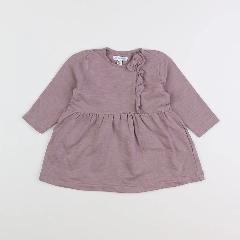 Vertbaudet - robe violet - 18 mois