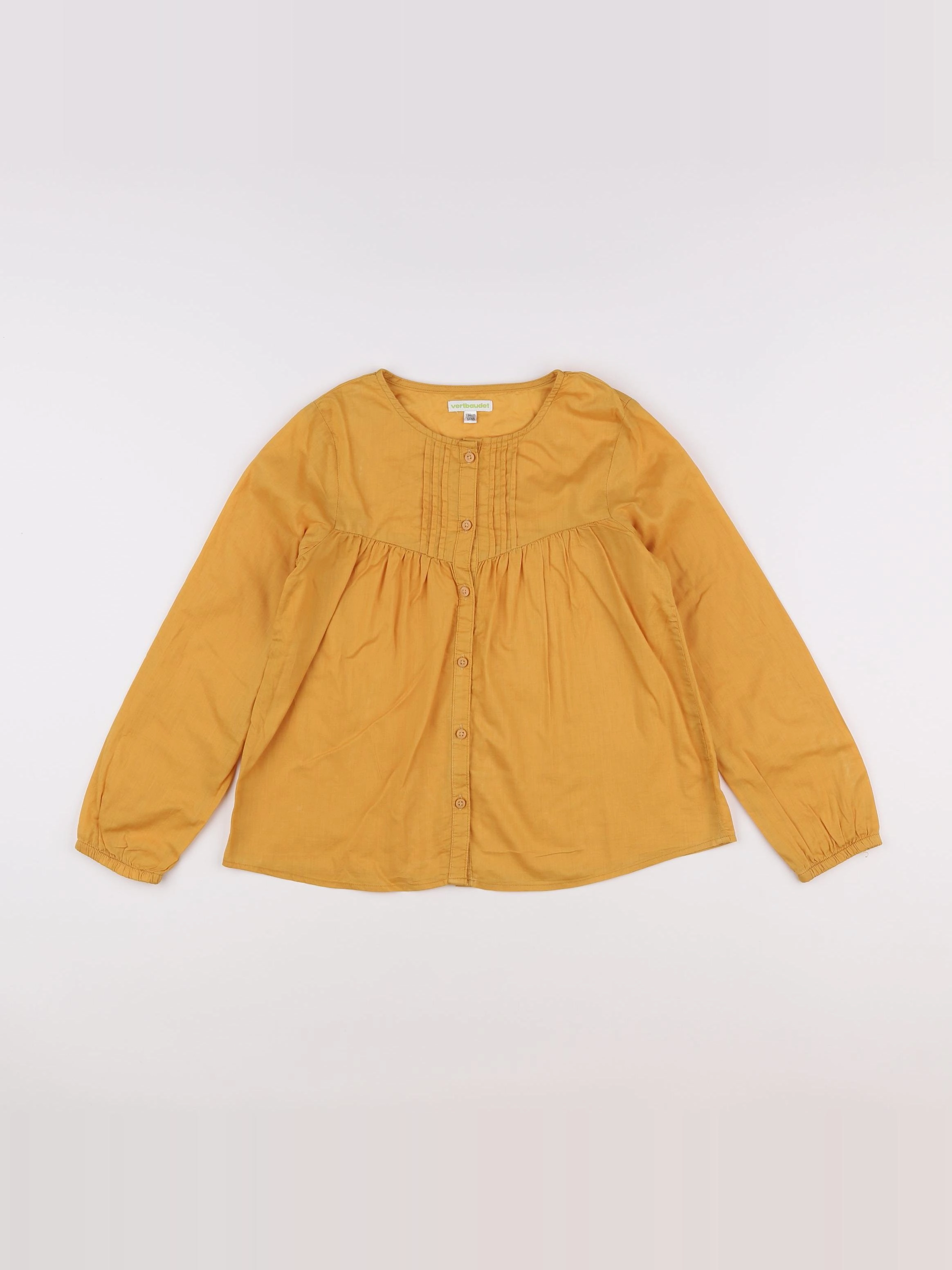Vertbaudet - blouse jaune - 9 ans