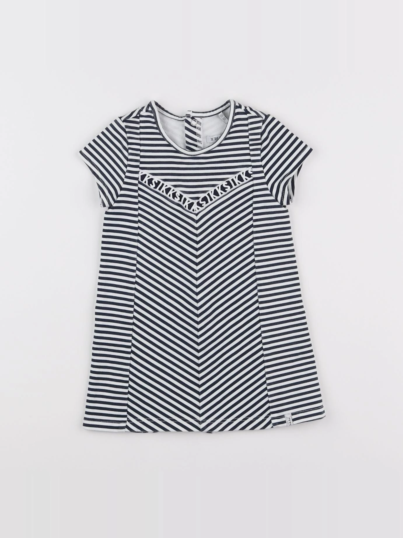 IKKS - robe bleu - 18 mois