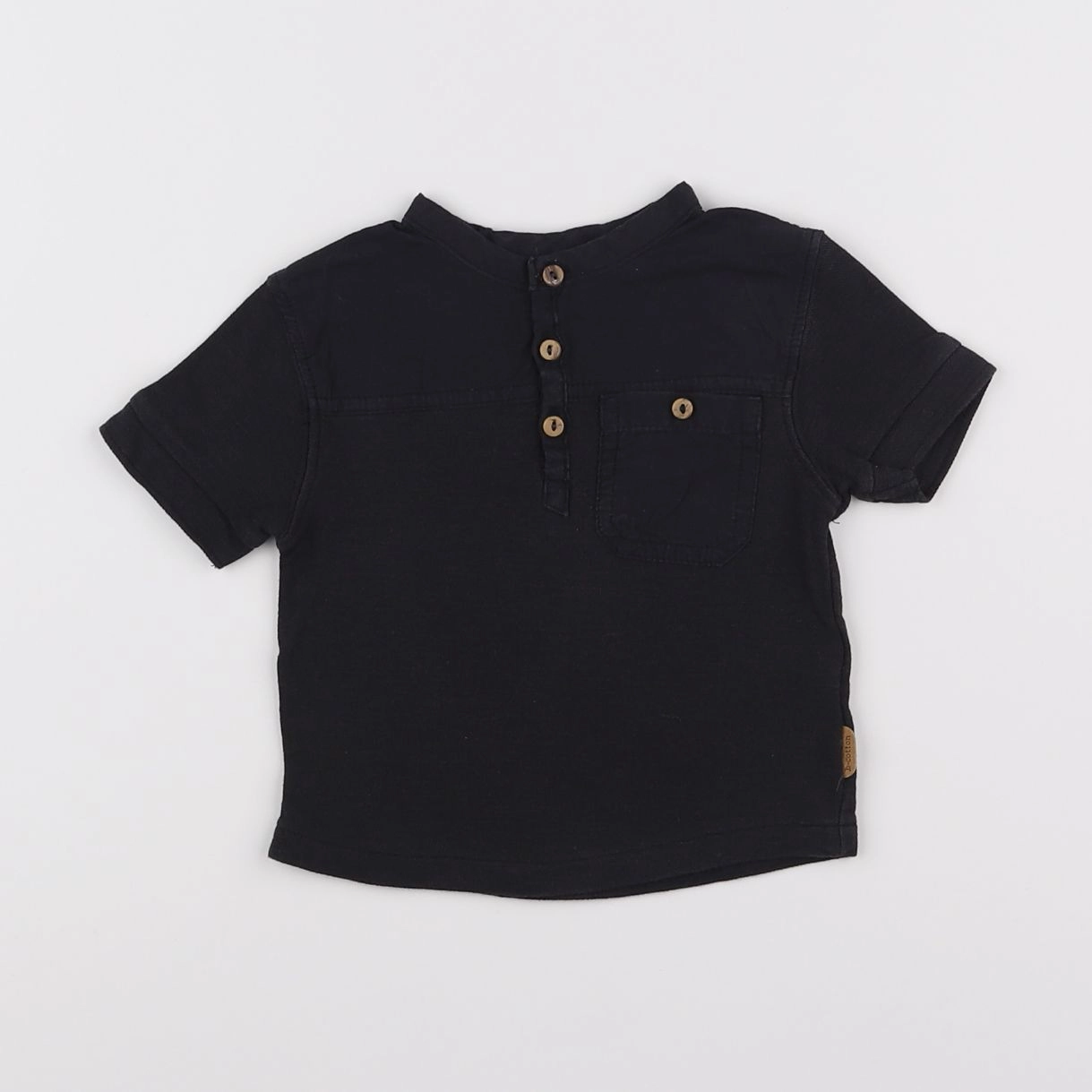 Zara - tee-shirt noir - 3/6 mois