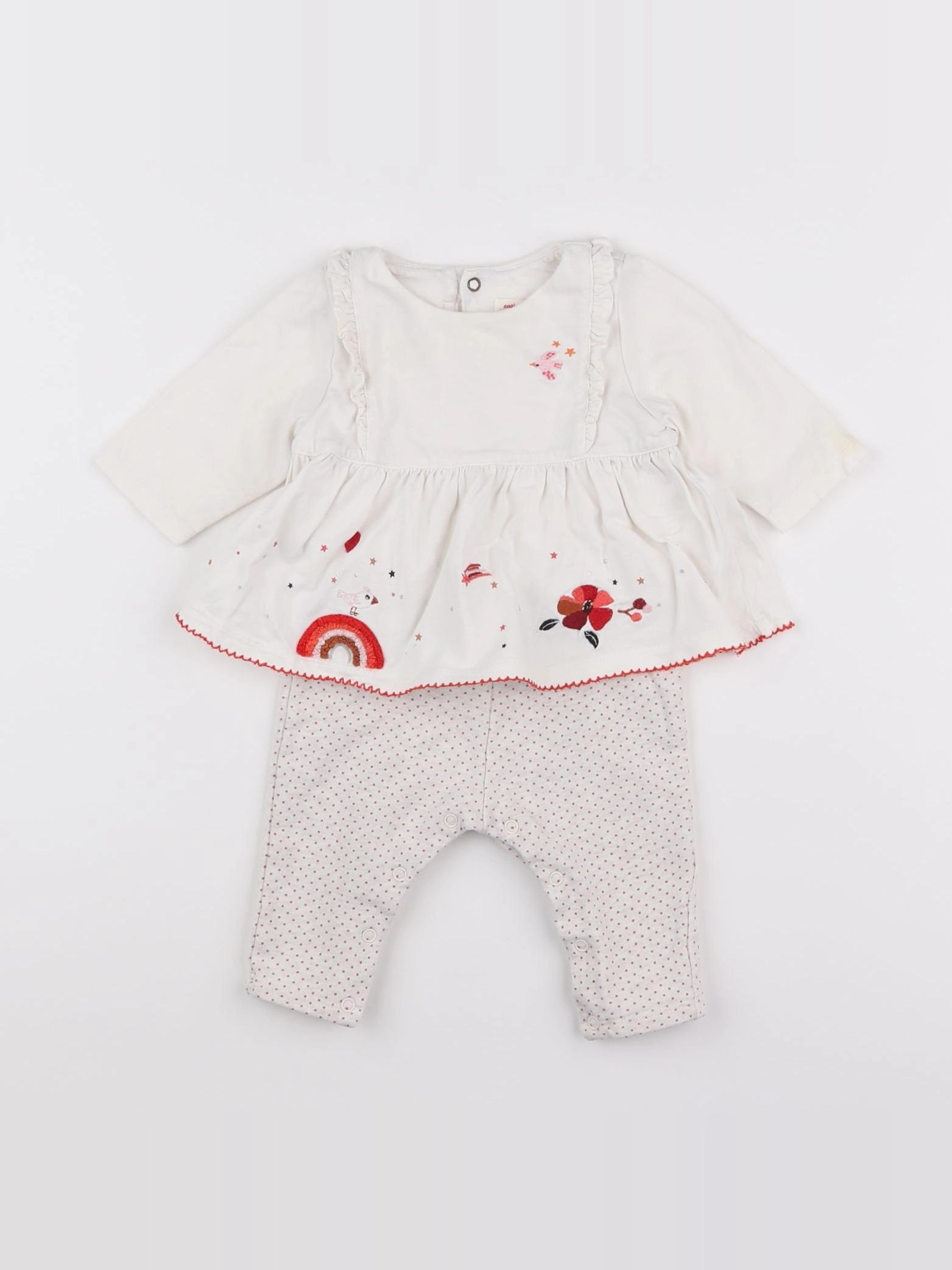 Catimini - combinaison beige - 6 mois