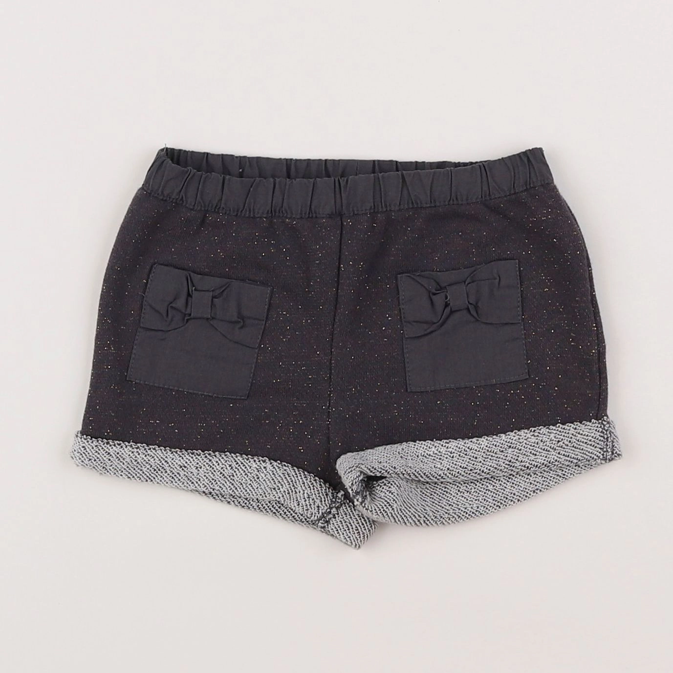 Vertbaudet - short gris - 9 mois