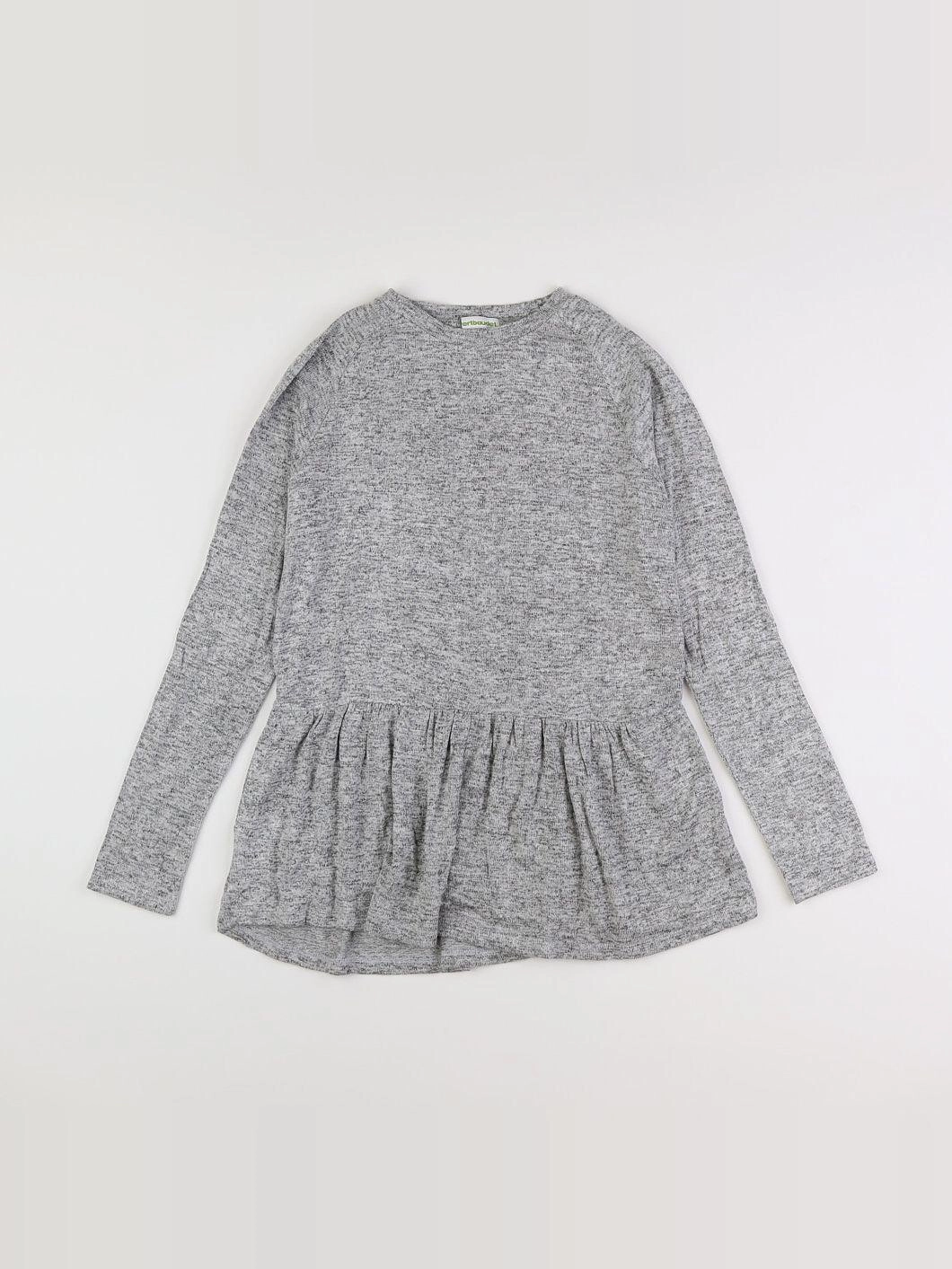 Vertbaudet - pull gris - 12 ans