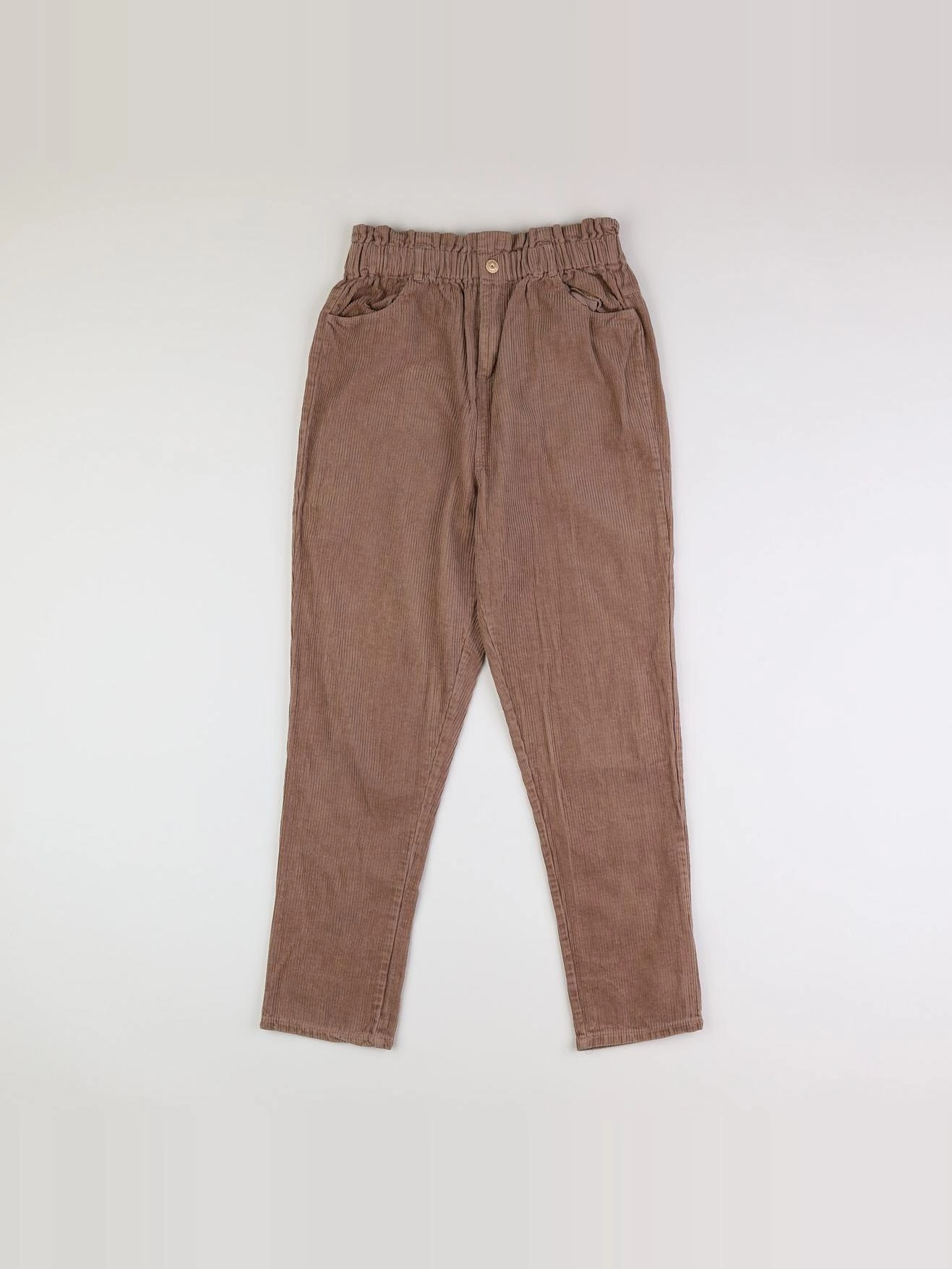 Vertbaudet - pantalon marron - 14 ans