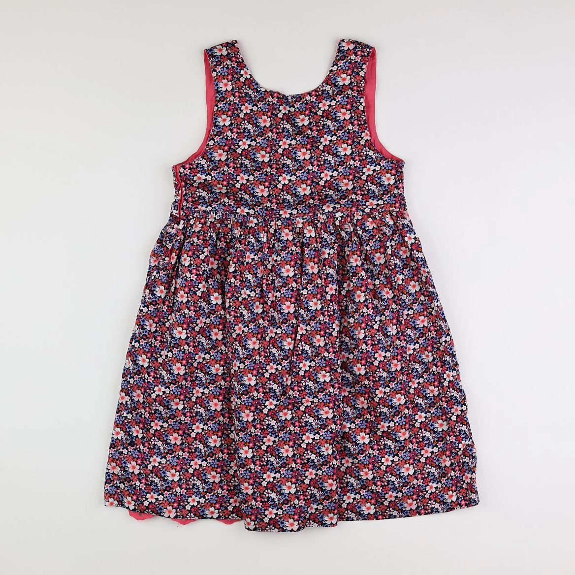 Vertbaudet - robe réversible multicolore - 13/14 ans