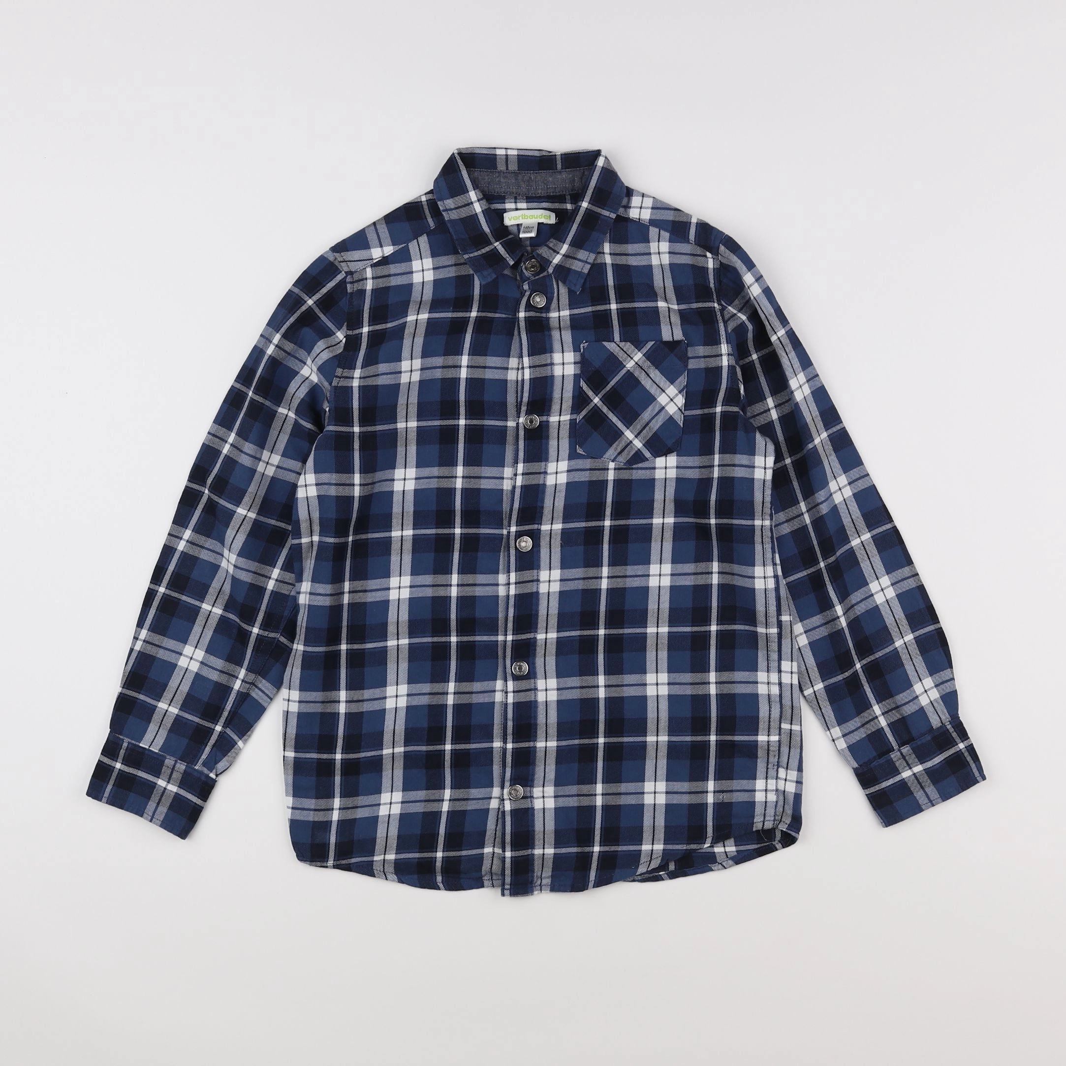 Vertbaudet - chemise bleu - 10 ans