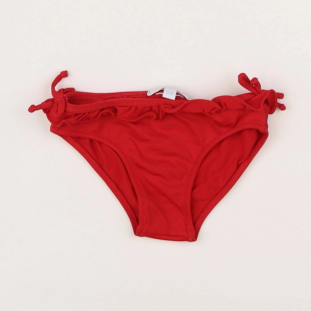 Jacadi - maillot de bain rouge - 12 mois