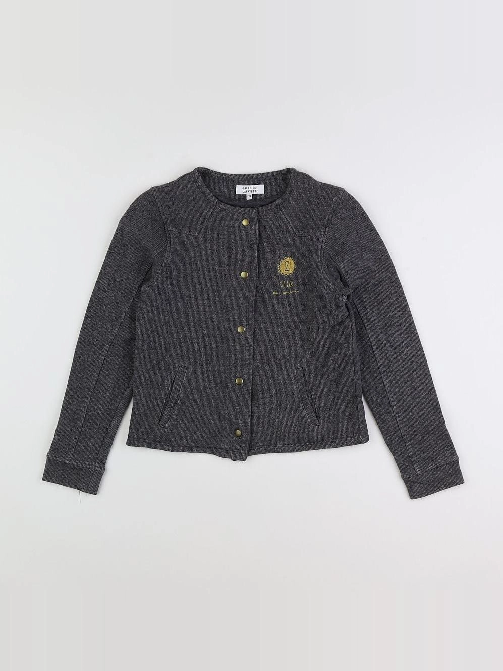 Galeries Lafayette - veste gris, argent - 12 ans