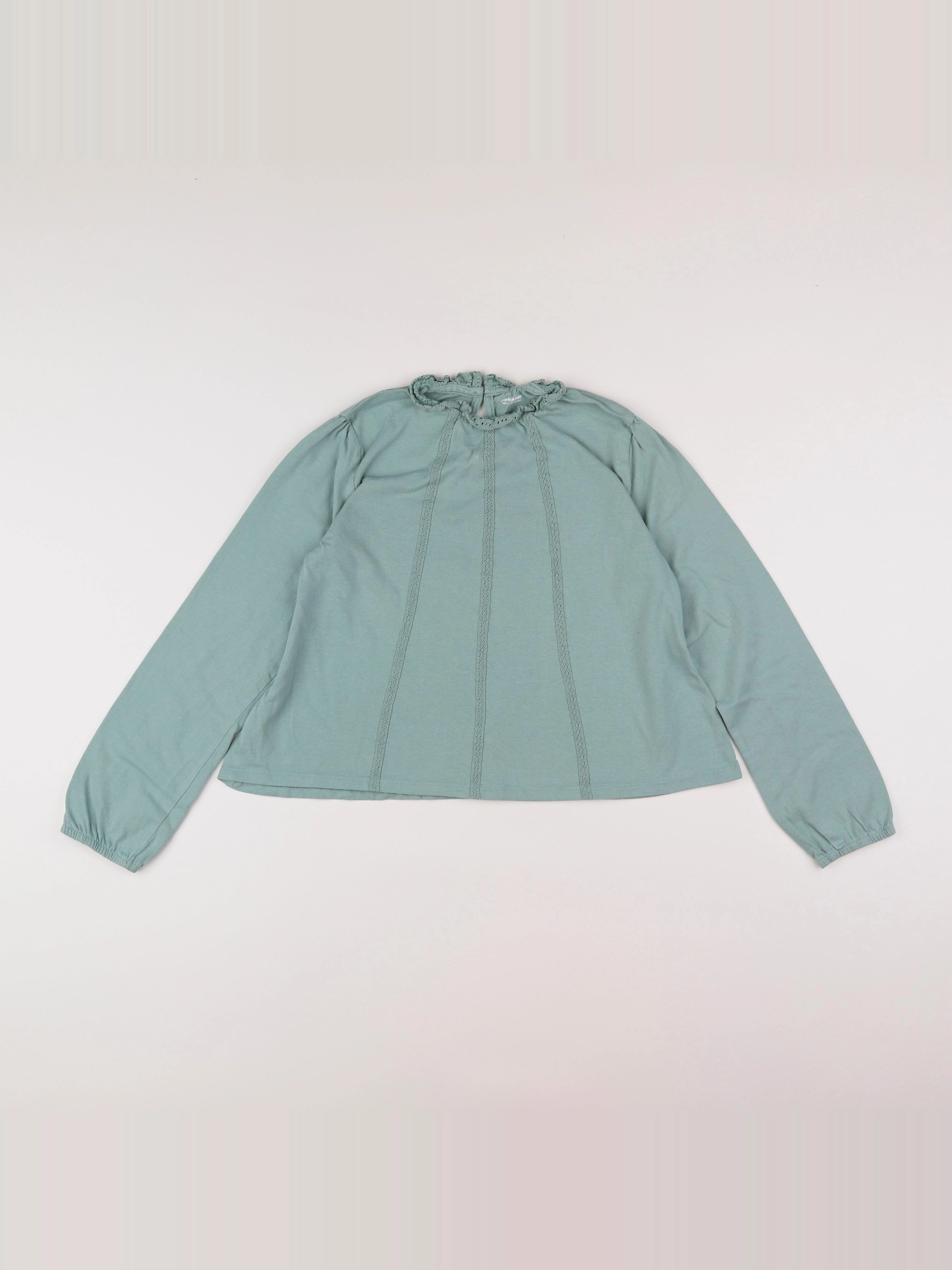 Vertbaudet - tee-shirt vert - 12 ans
