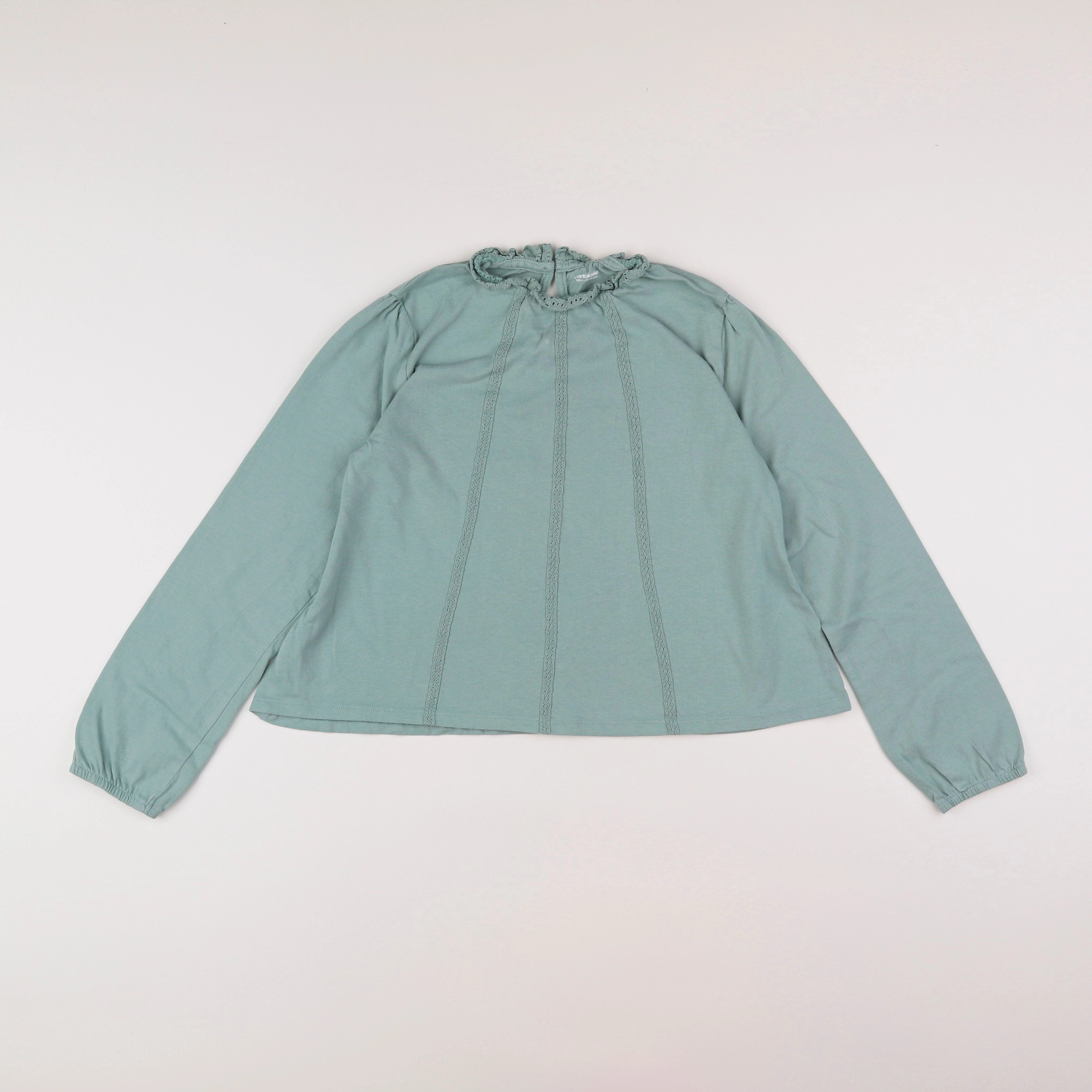 Vertbaudet - tee-shirt vert - 12 ans