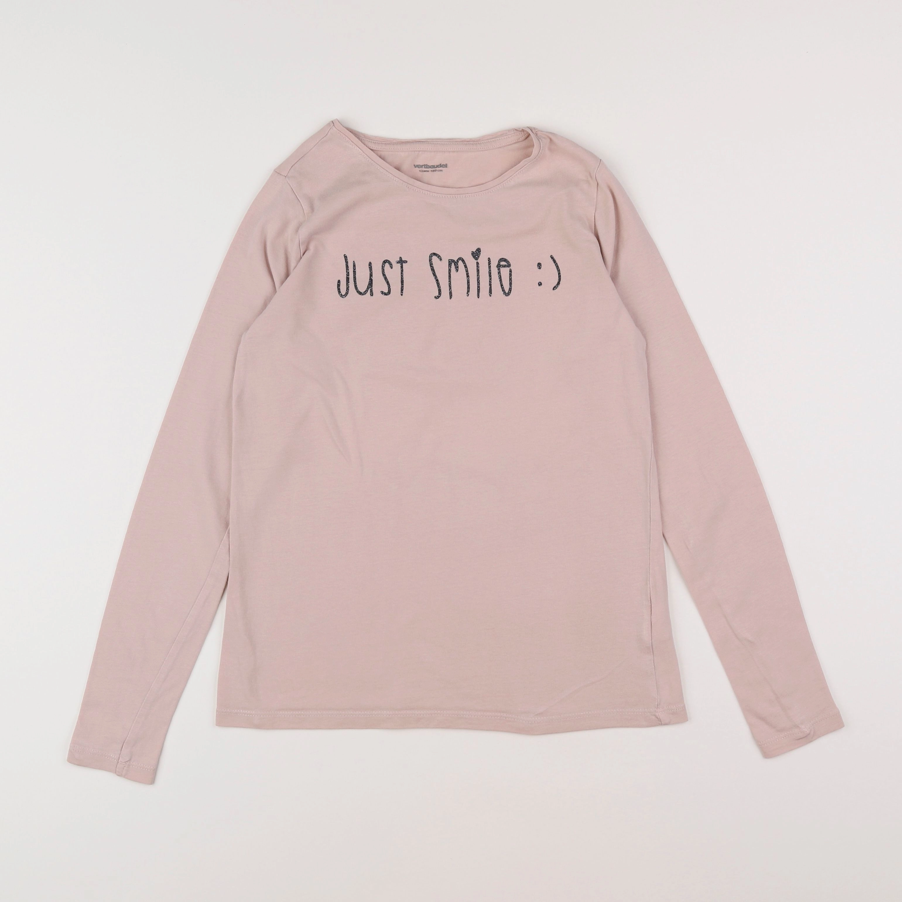 Vertbaudet - tee-shirt rose - 12 ans