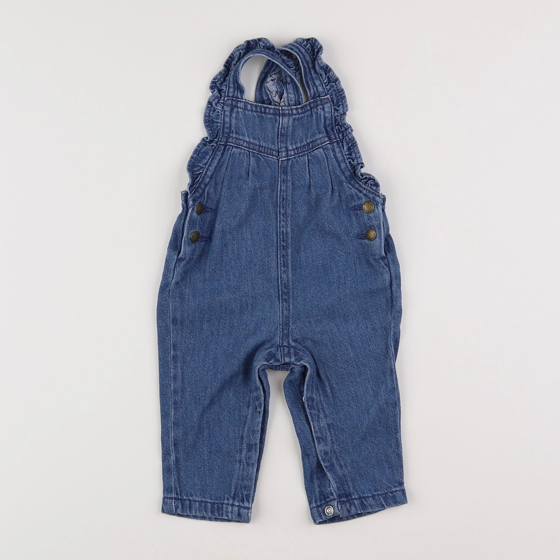 Vertbaudet - combinaison bleu - 6 mois