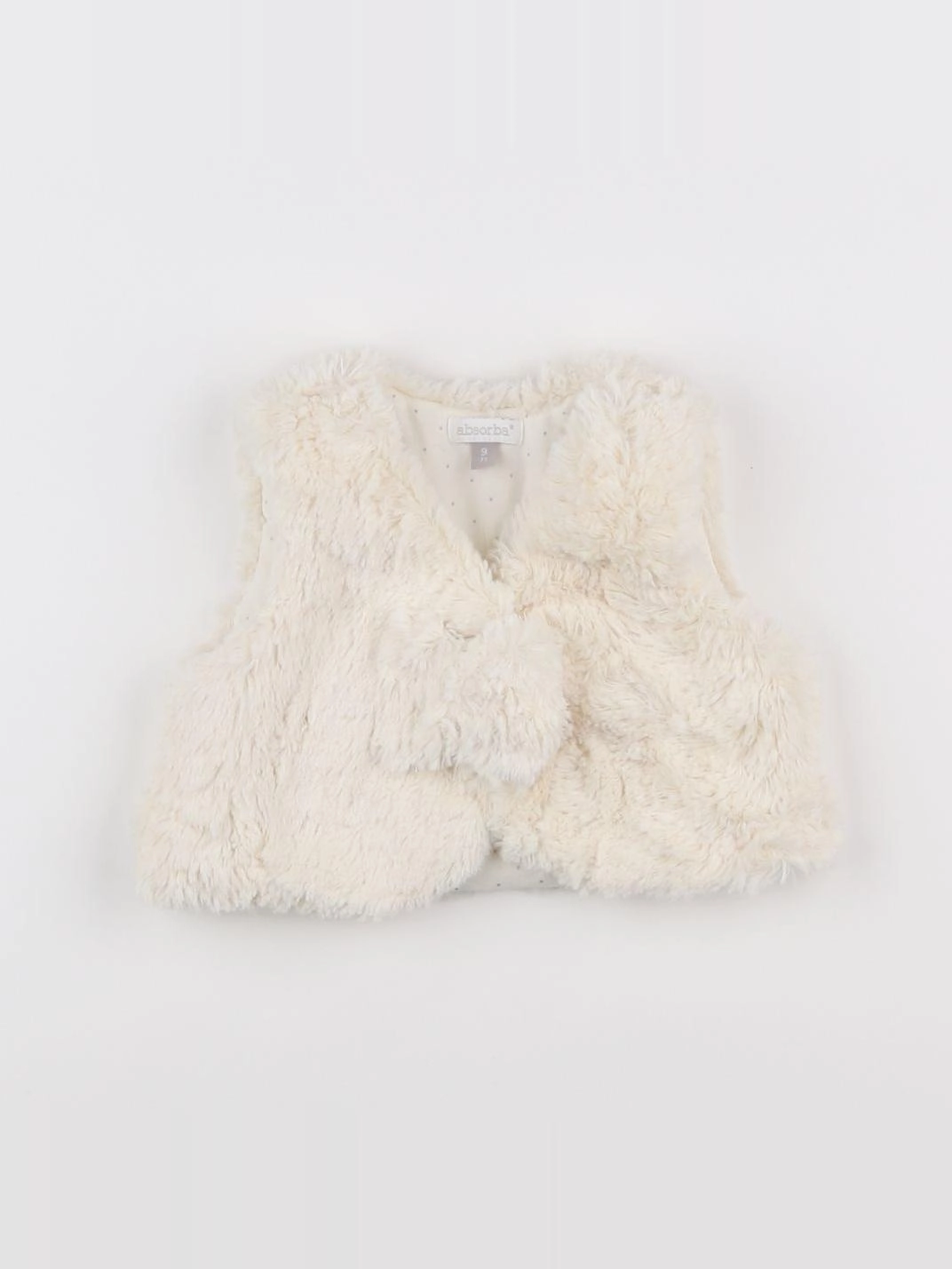 Absorba - gilet beige - 9 mois
