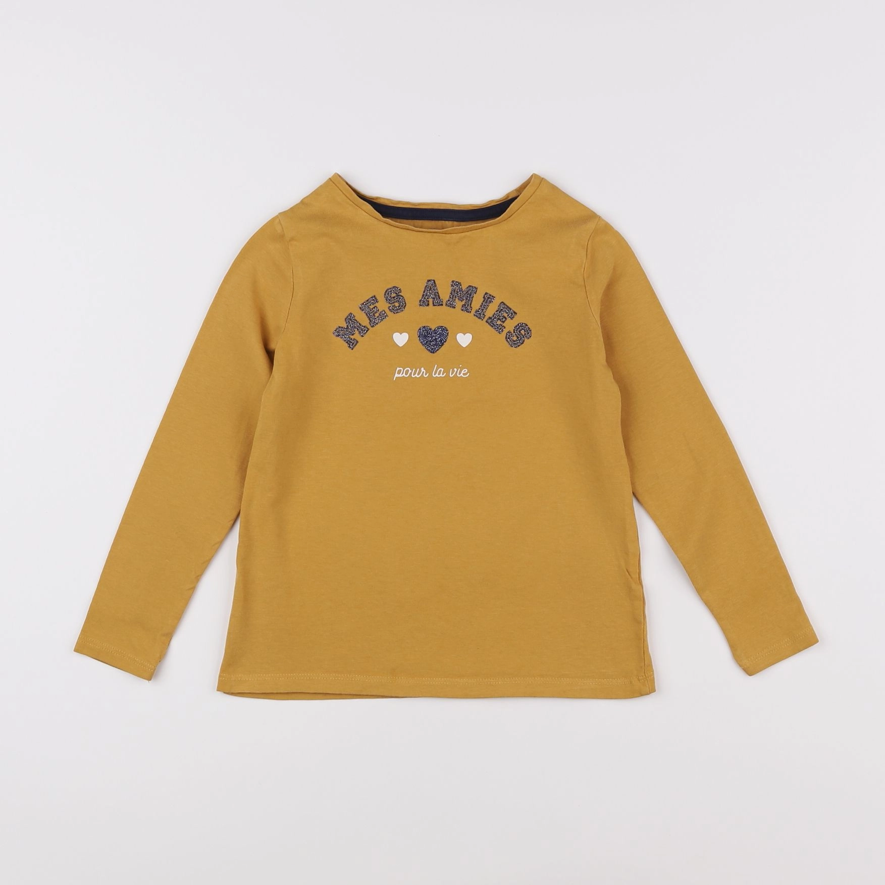 Vertbaudet - tee-shirt jaune - 5 ans