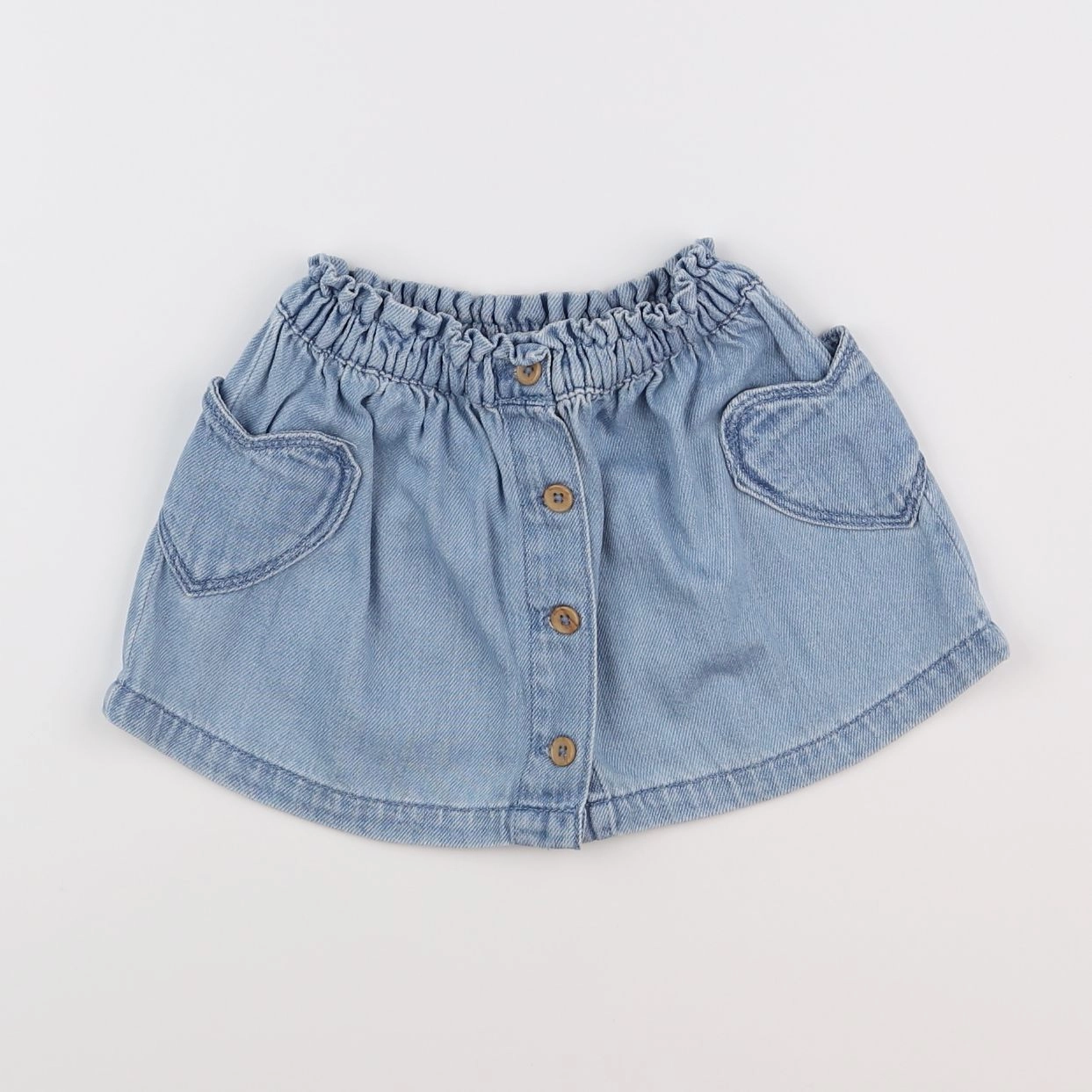 Vertbaudet - jupe bleu - 18 mois