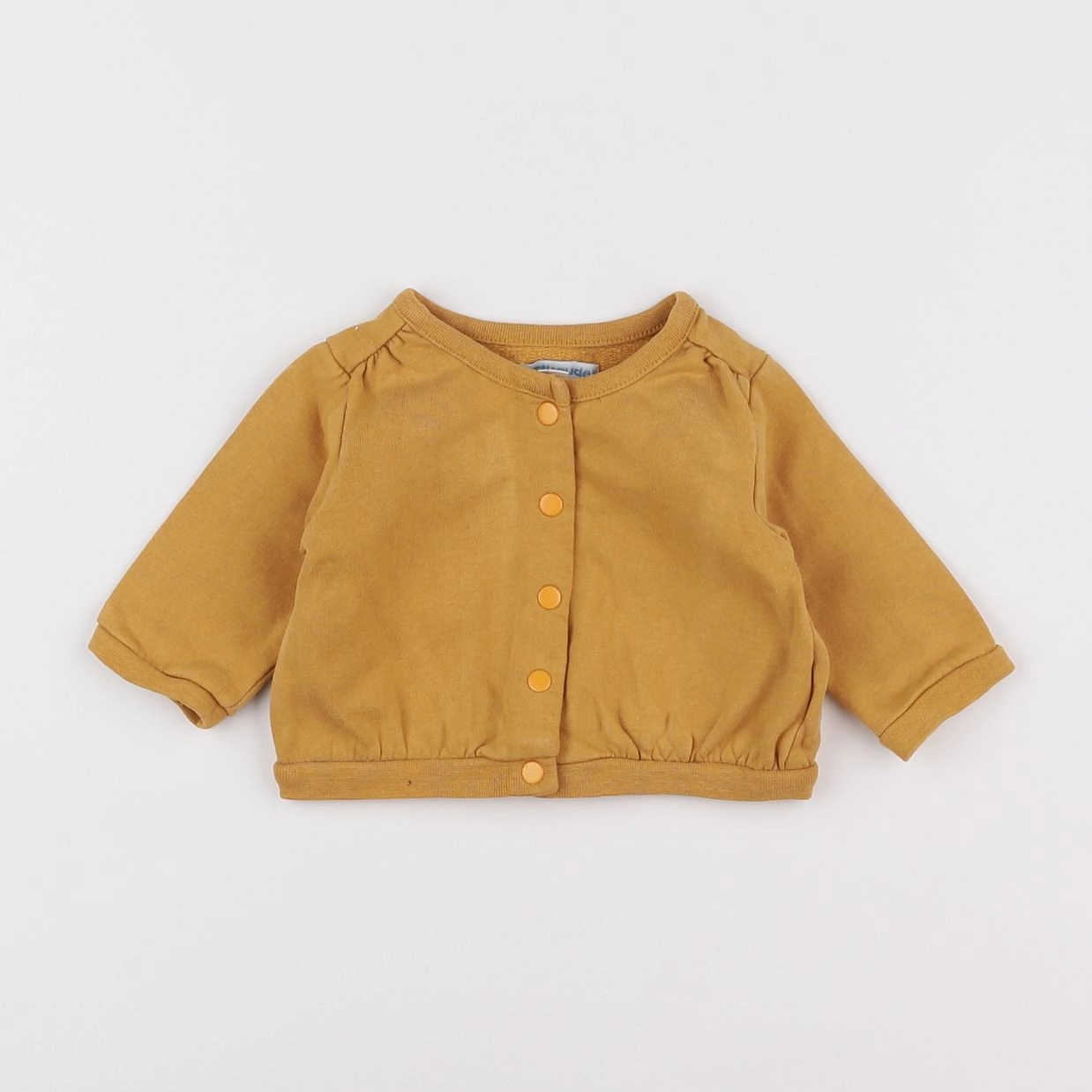 Vertbaudet - sweat jaune - 3 mois