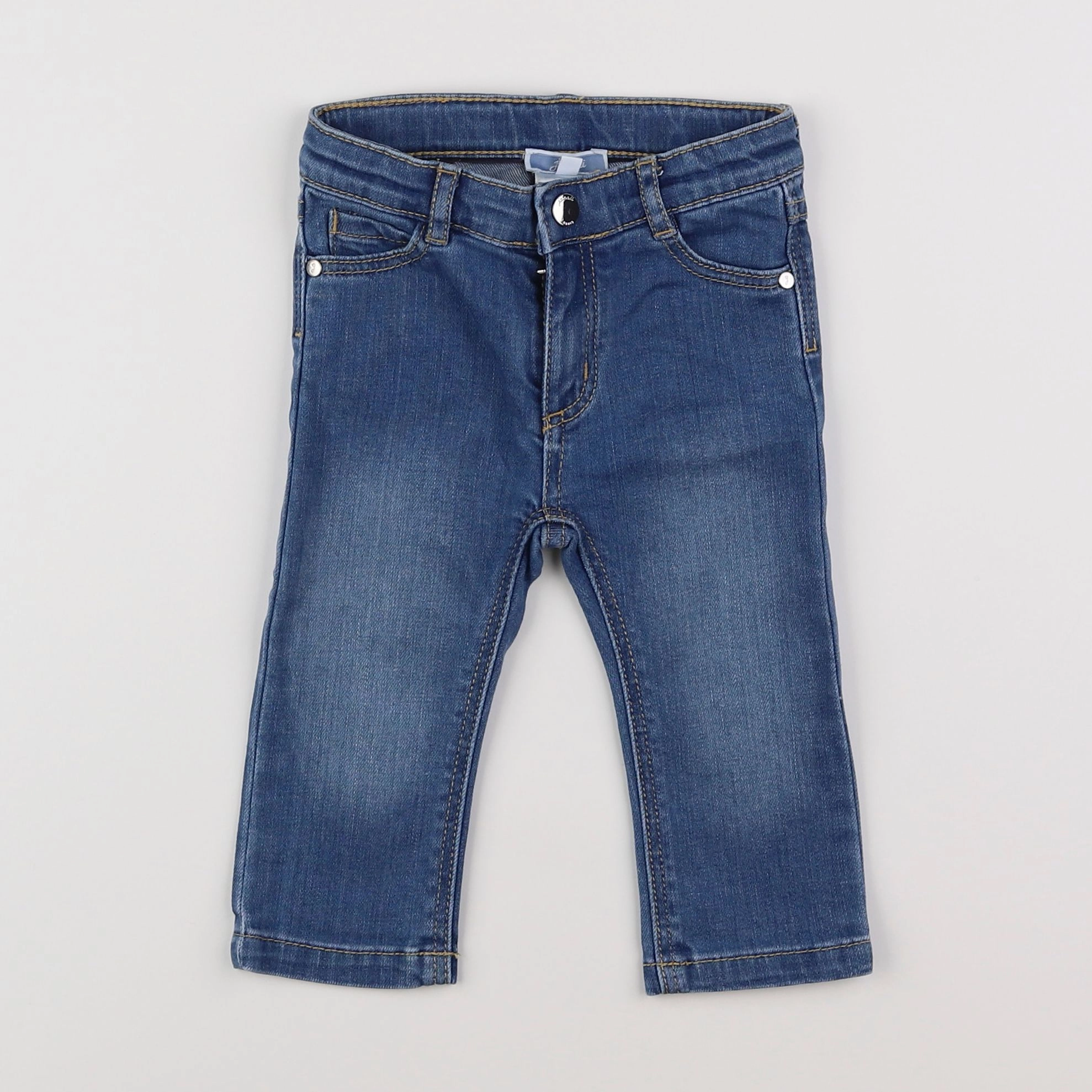 Jacadi - jean bleu - 12 mois