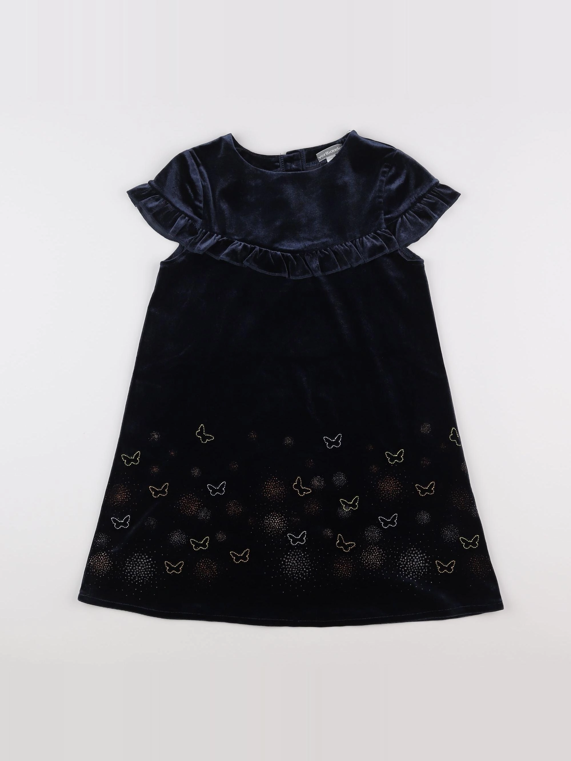 Vertbaudet - robe bleu - 9 ans