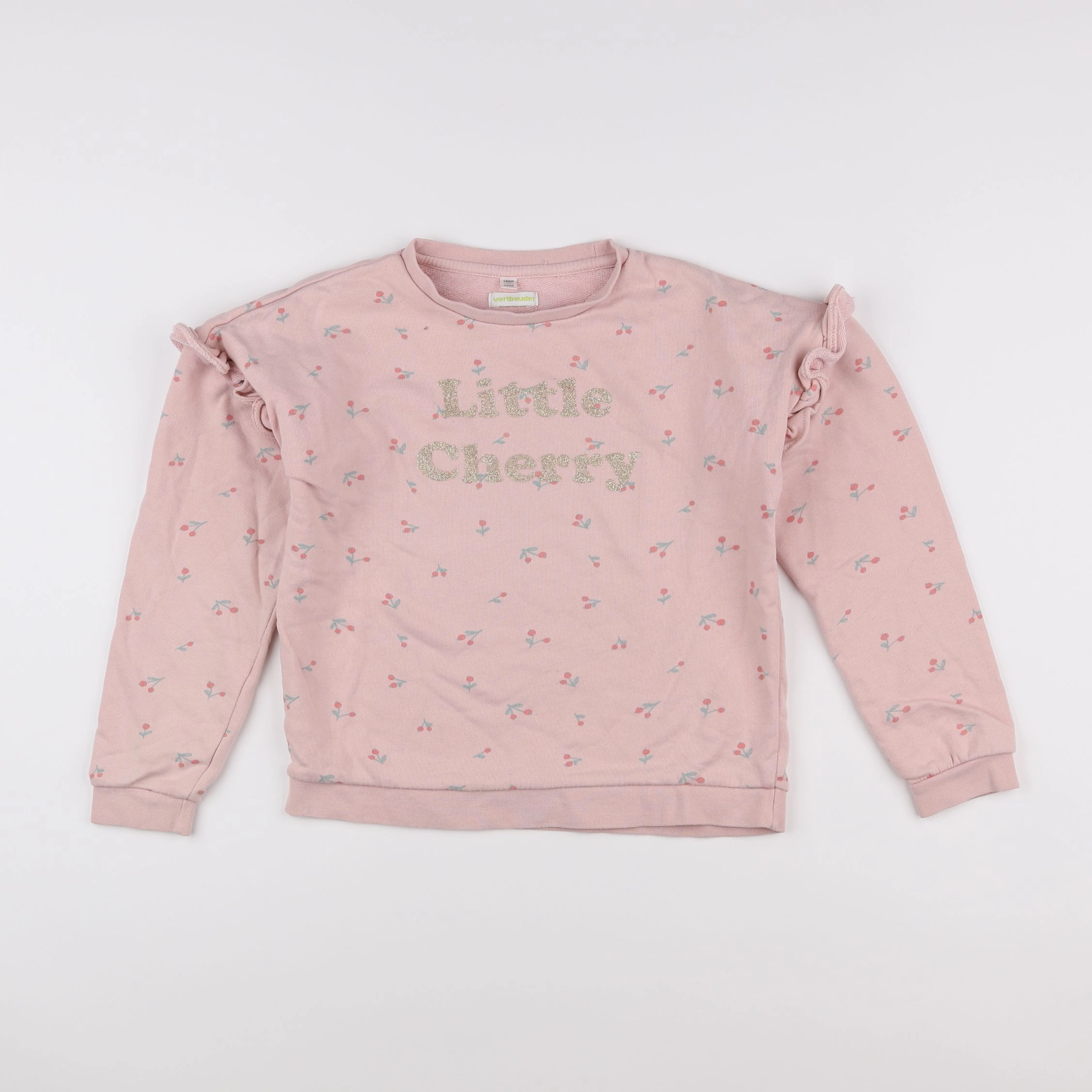 Vertbaudet - sweat rose - 10 ans