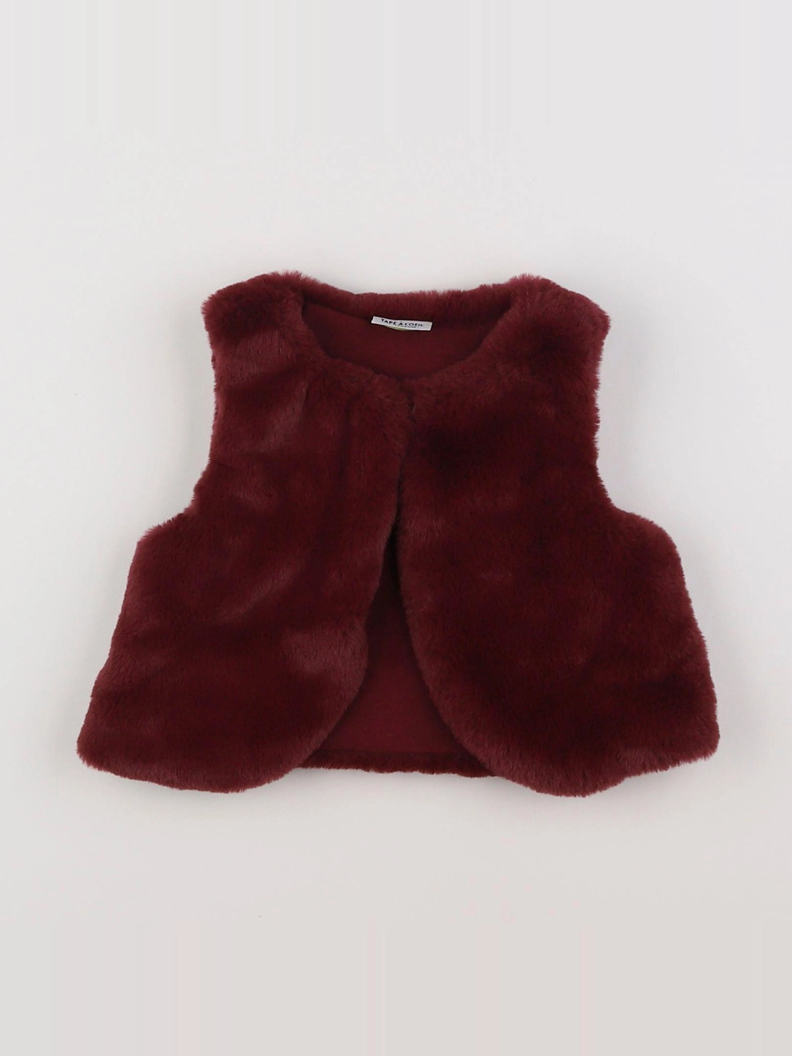 Tape à l'oeil - gilet rouge - 6 mois
