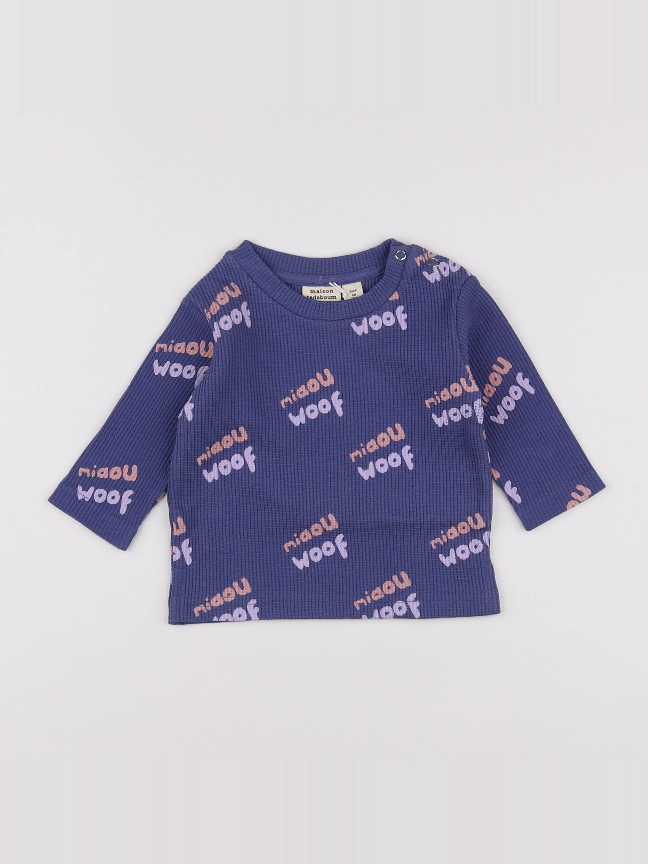 Maison Tadaboum - tee-shirt bleu - 9 mois