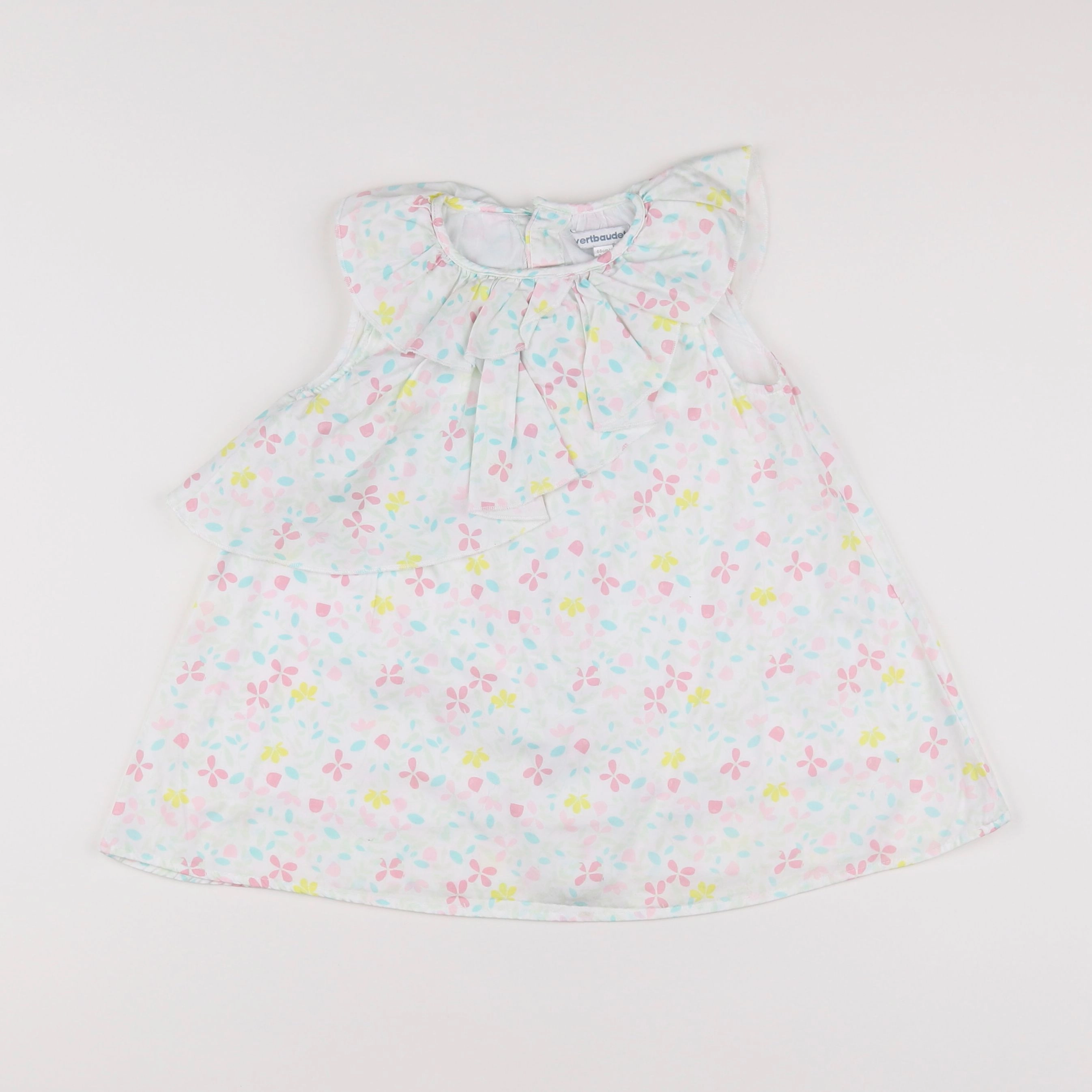 Vertbaudet - robe multicolore - 2 ans