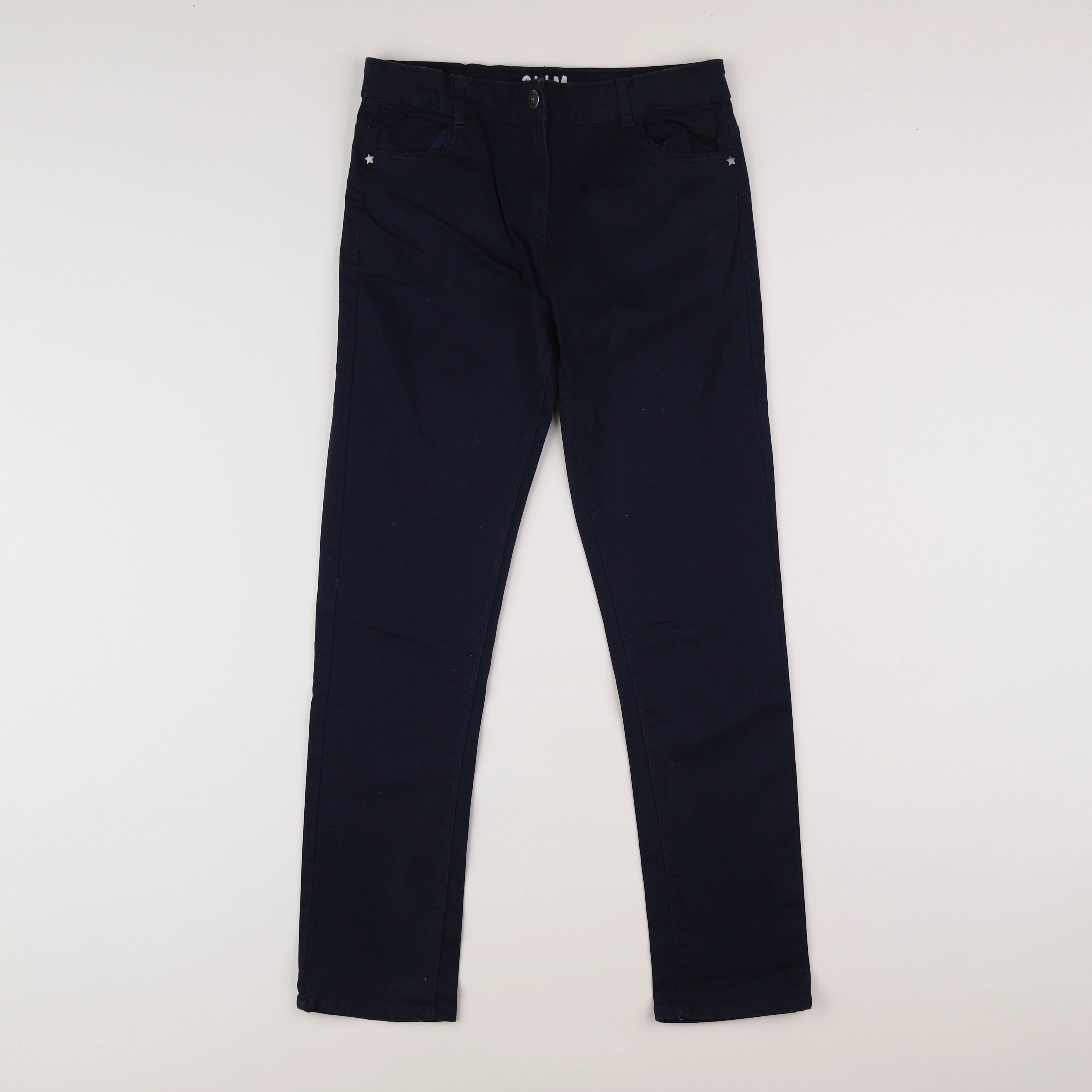 Vertbaudet - pantalon bleu - 12 ans