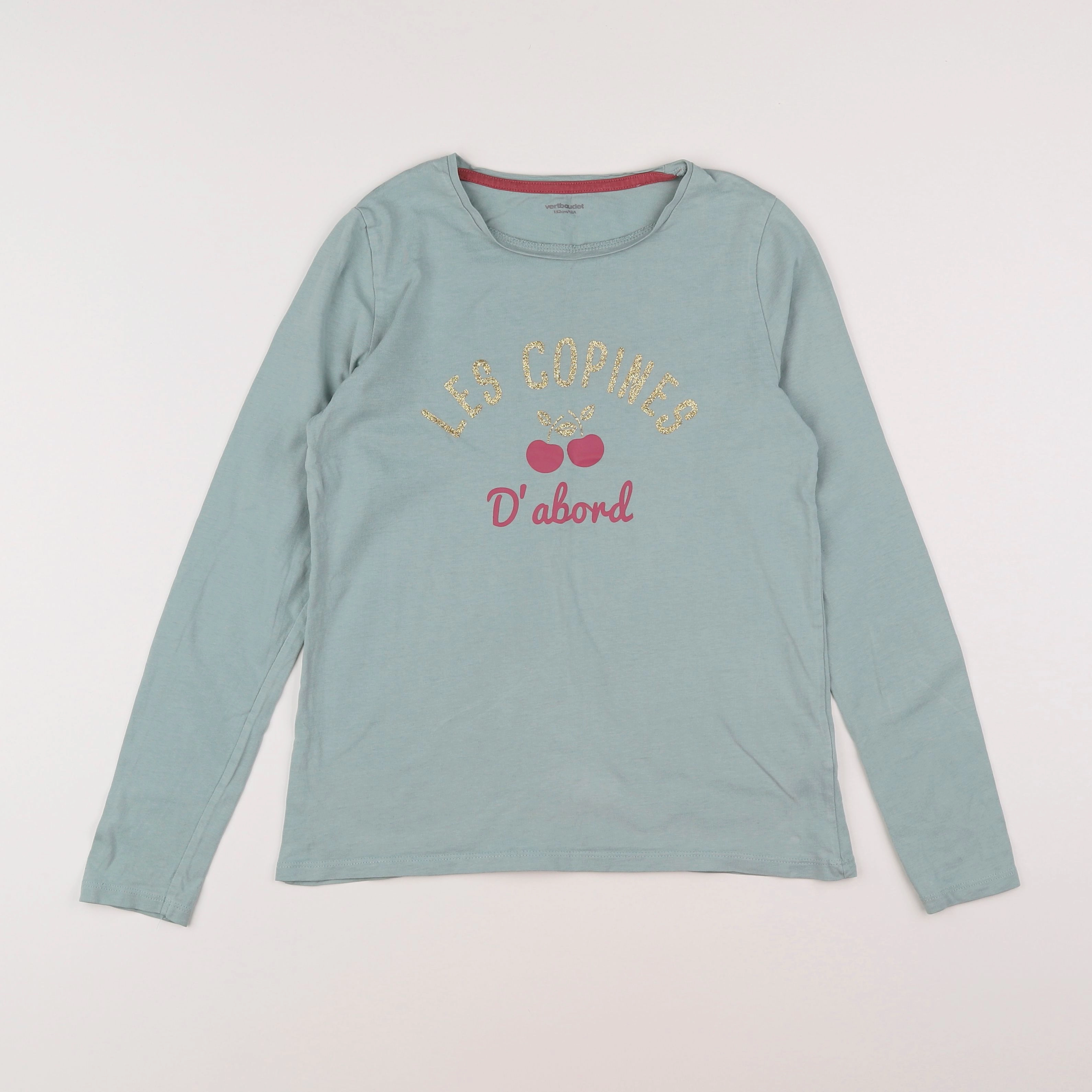 Vertbaudet - tee-shirt bleu - 12 ans