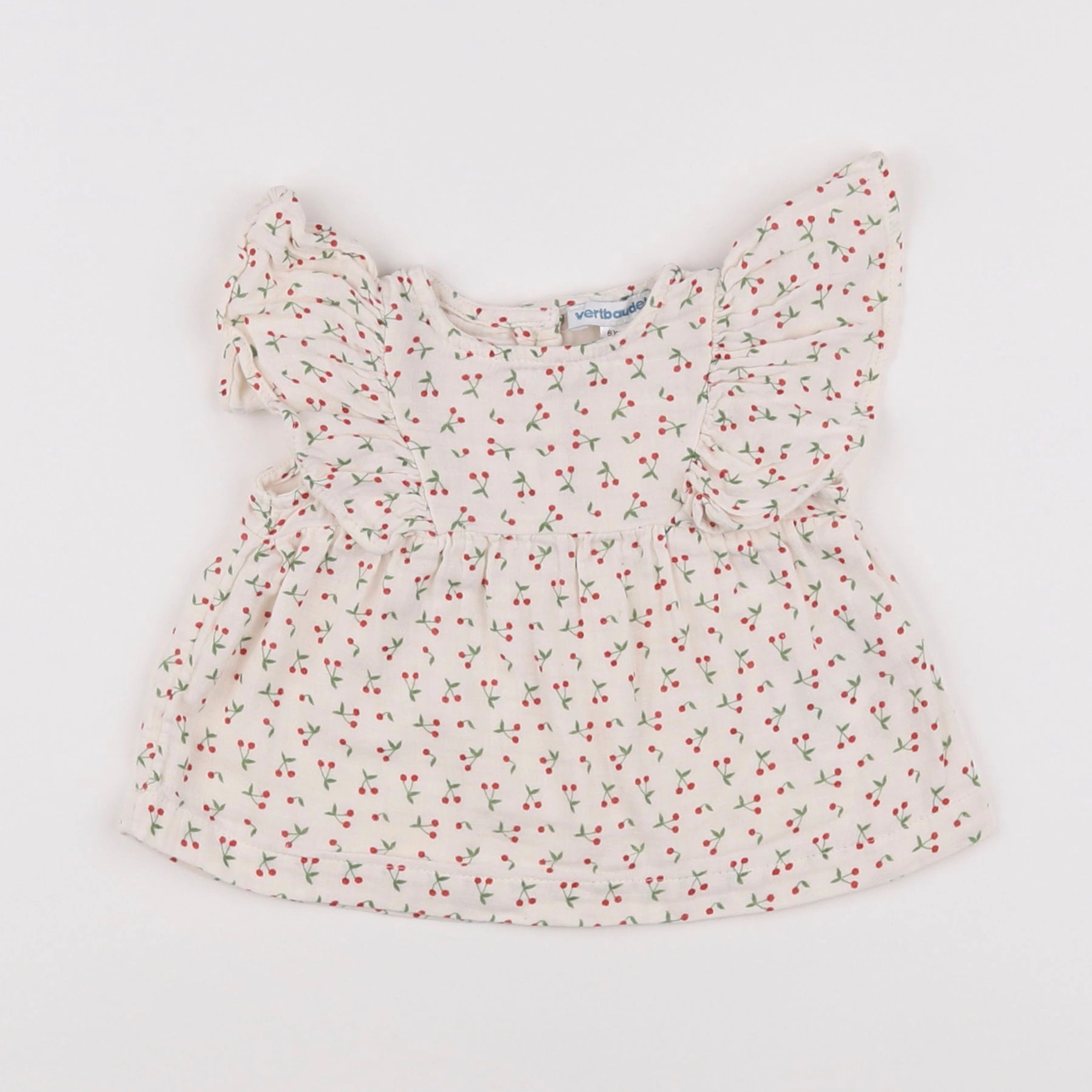 Vertbaudet - blouse beige - 3 mois
