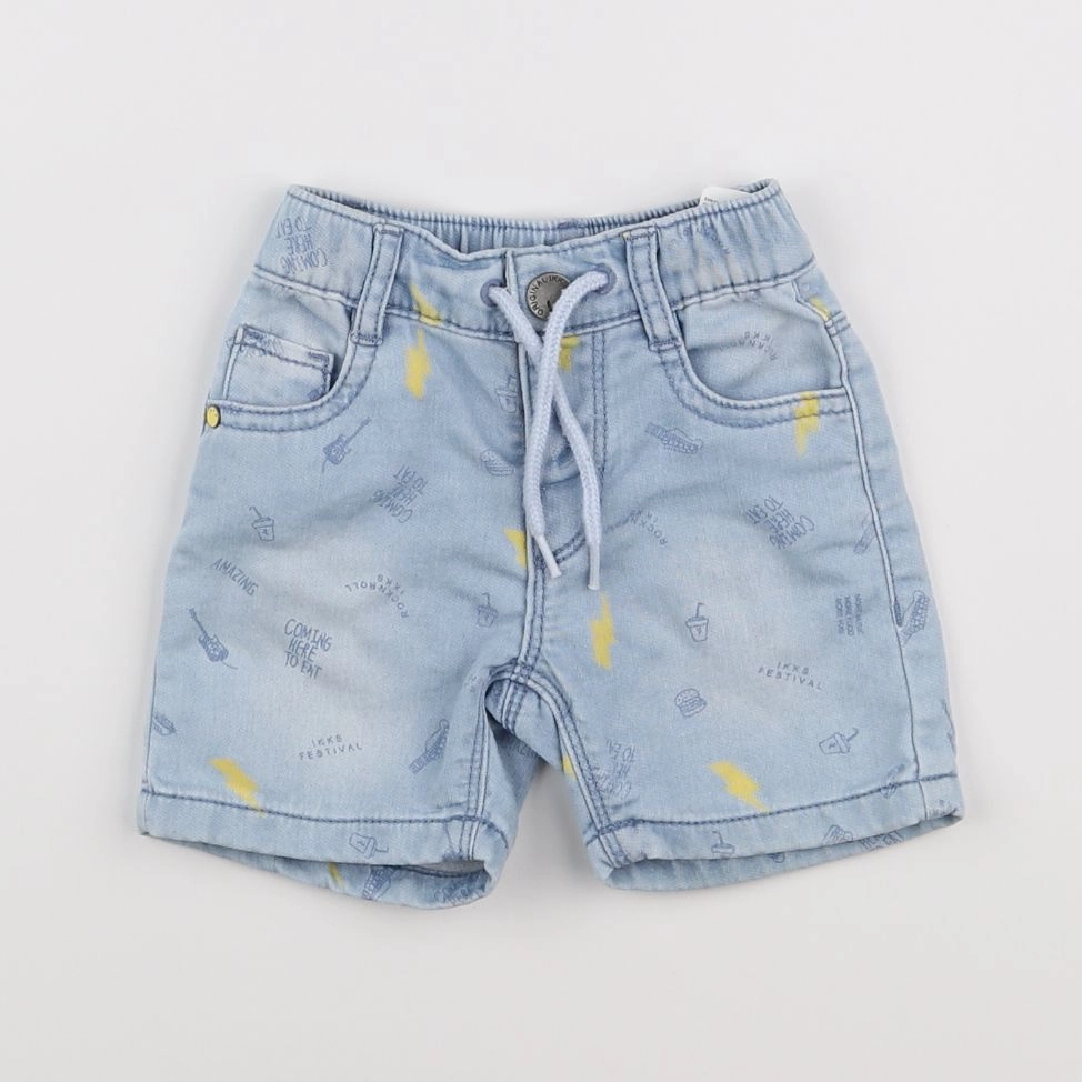 IKKS - short bleu - 3 mois