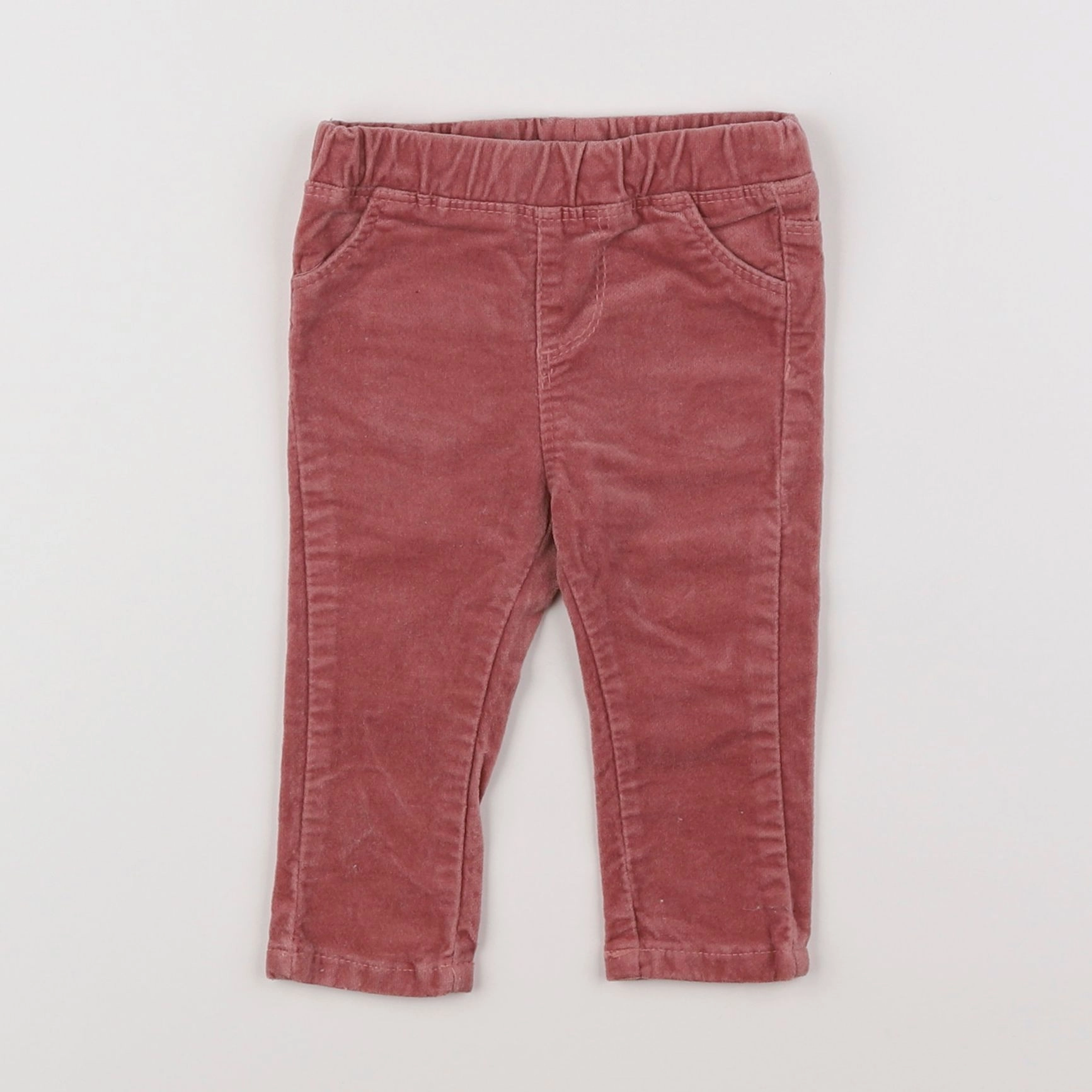Vertbaudet - jegging rose - 6 mois
