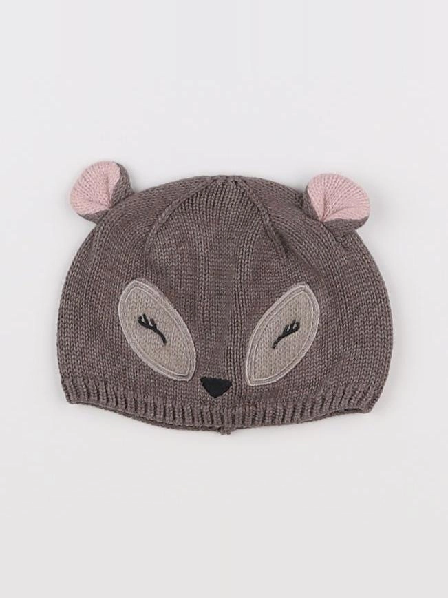 Vertbaudet - bonnet marron - 12/18 mois