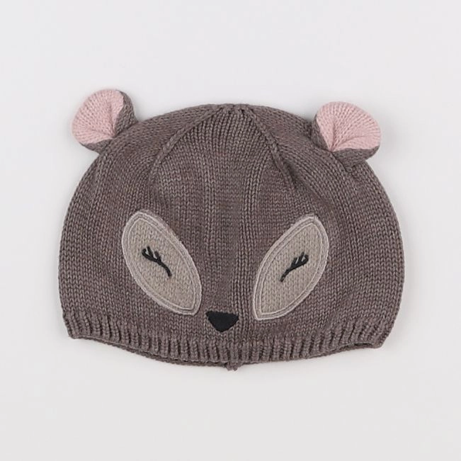 Vertbaudet - bonnet marron - 12/18 mois