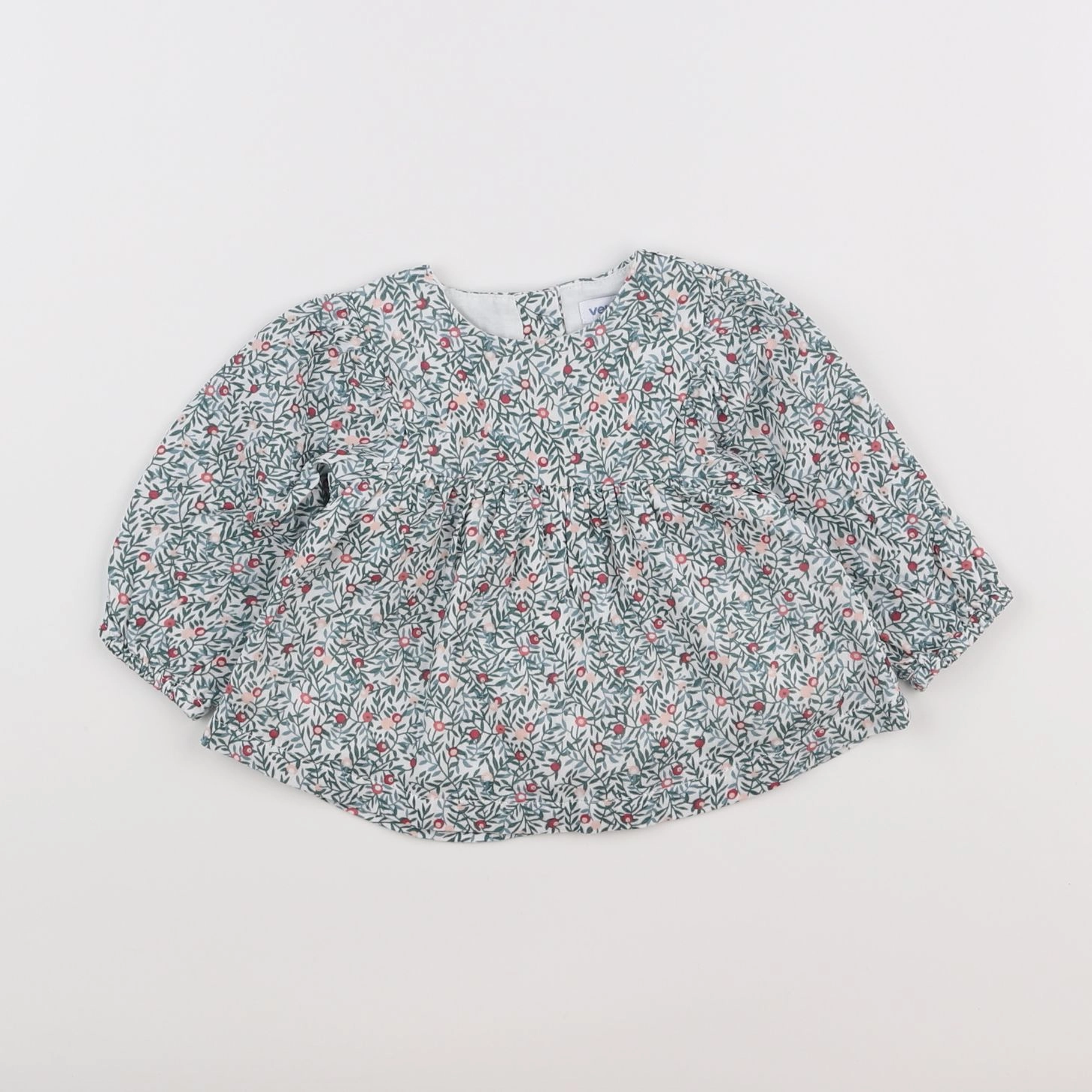 Vertbaudet - blouse multicolore - 6 mois