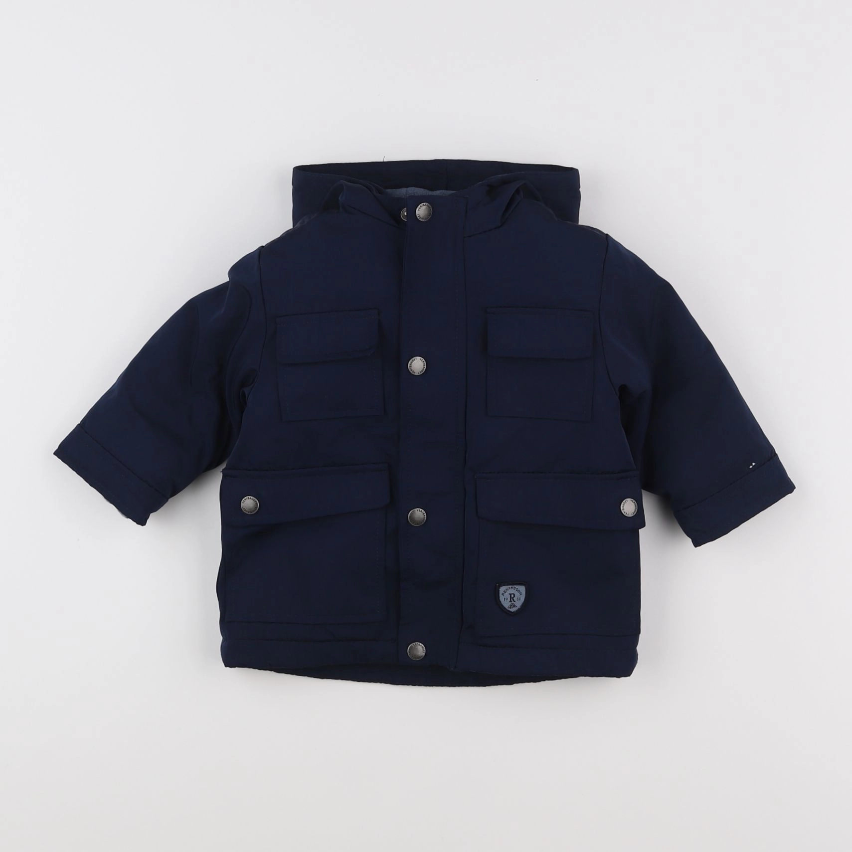 Vertbaudet - parka bleu - 9 mois