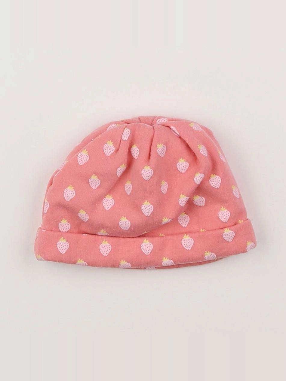 Vertbaudet - bonnet rose - 9 mois