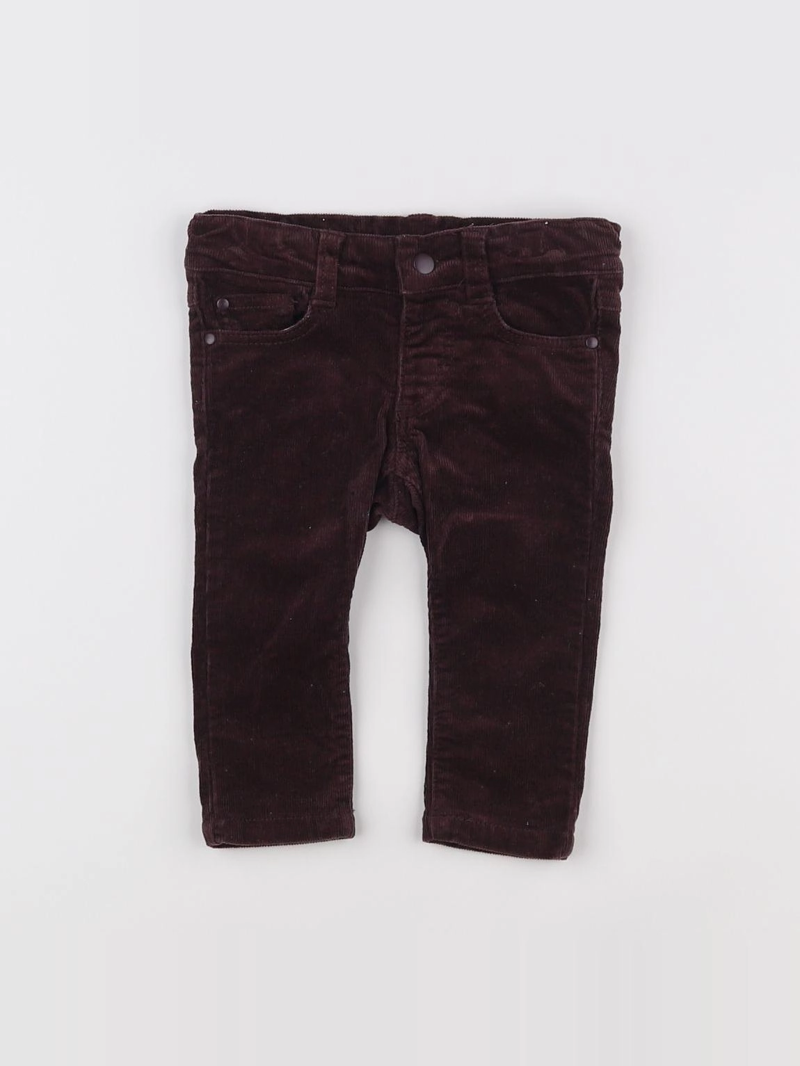 Boutchou - pantalon rouge - 6 mois